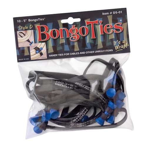 BongoTies 10-pack Azure (Blue Bongo Pin)