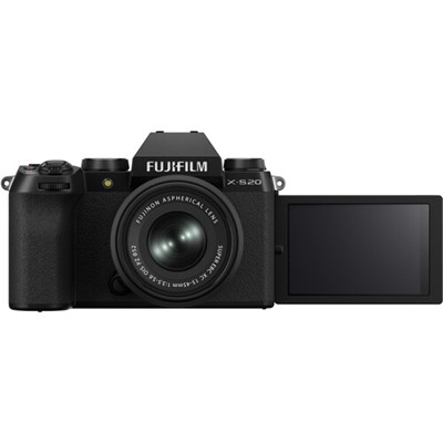Used Fujifilm X-S20 Digital Camera with XC 15-45mm OIS PZ Lens - Black