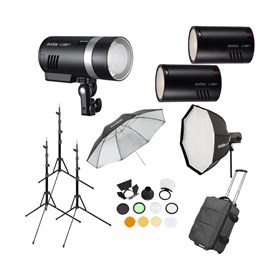 Godox AD300 Pro and AD100 Pro Three Head Kit