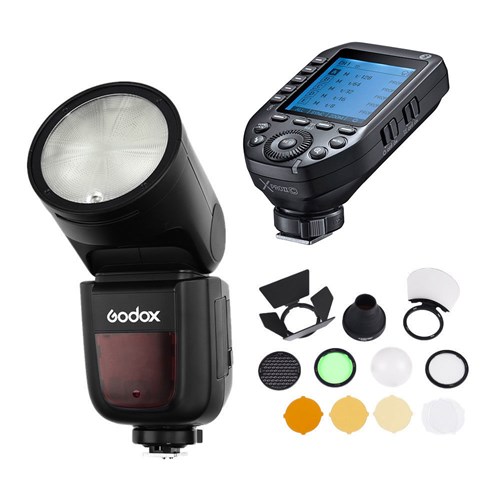 Godox V1 Flashgun and X-PRO II Trigger Accessory Kit For Nikon