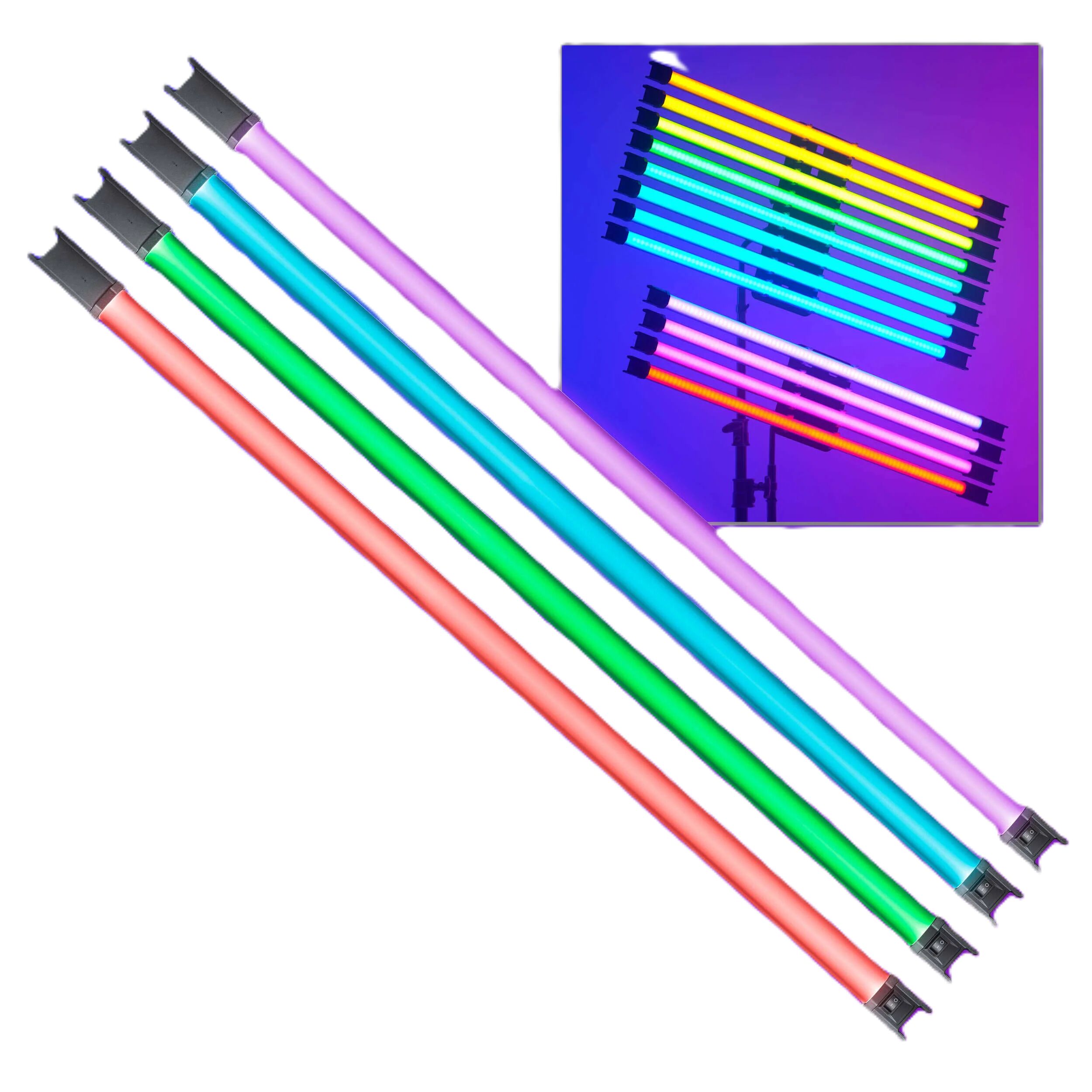 Godox TL120-K4 RGB Tube Light 4-Light Kit