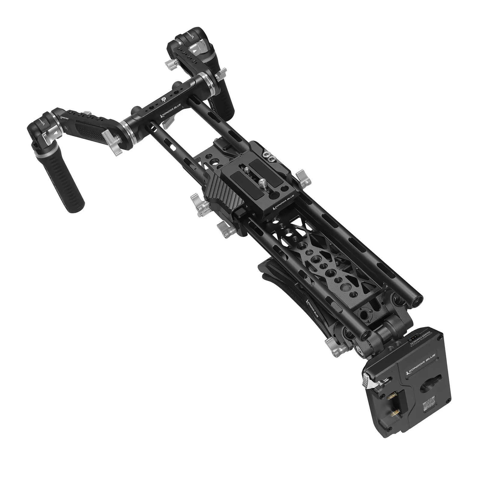 Kondor Blue Shoulder Rig Pro MKII Gold mount - Raven Black