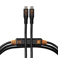 TetherTools TetherPro Optima 10G USB-C to USB-C Straight to Straight 15ft (4.6m) - Non-Reflective Bl