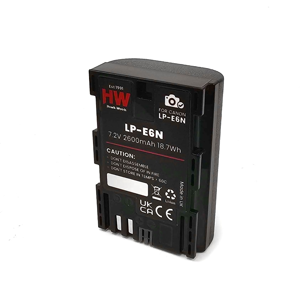 Hawk-Woods Canon Type (LP-E6N) 2300MA Battery Pack