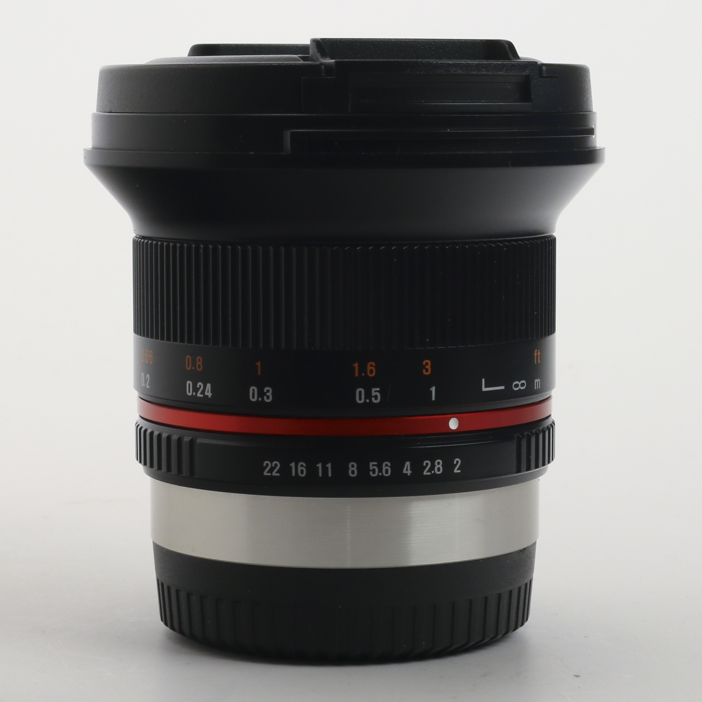 USED Samyang 12mm f2.0 NCS CS Lens for Fujifilm X - Black