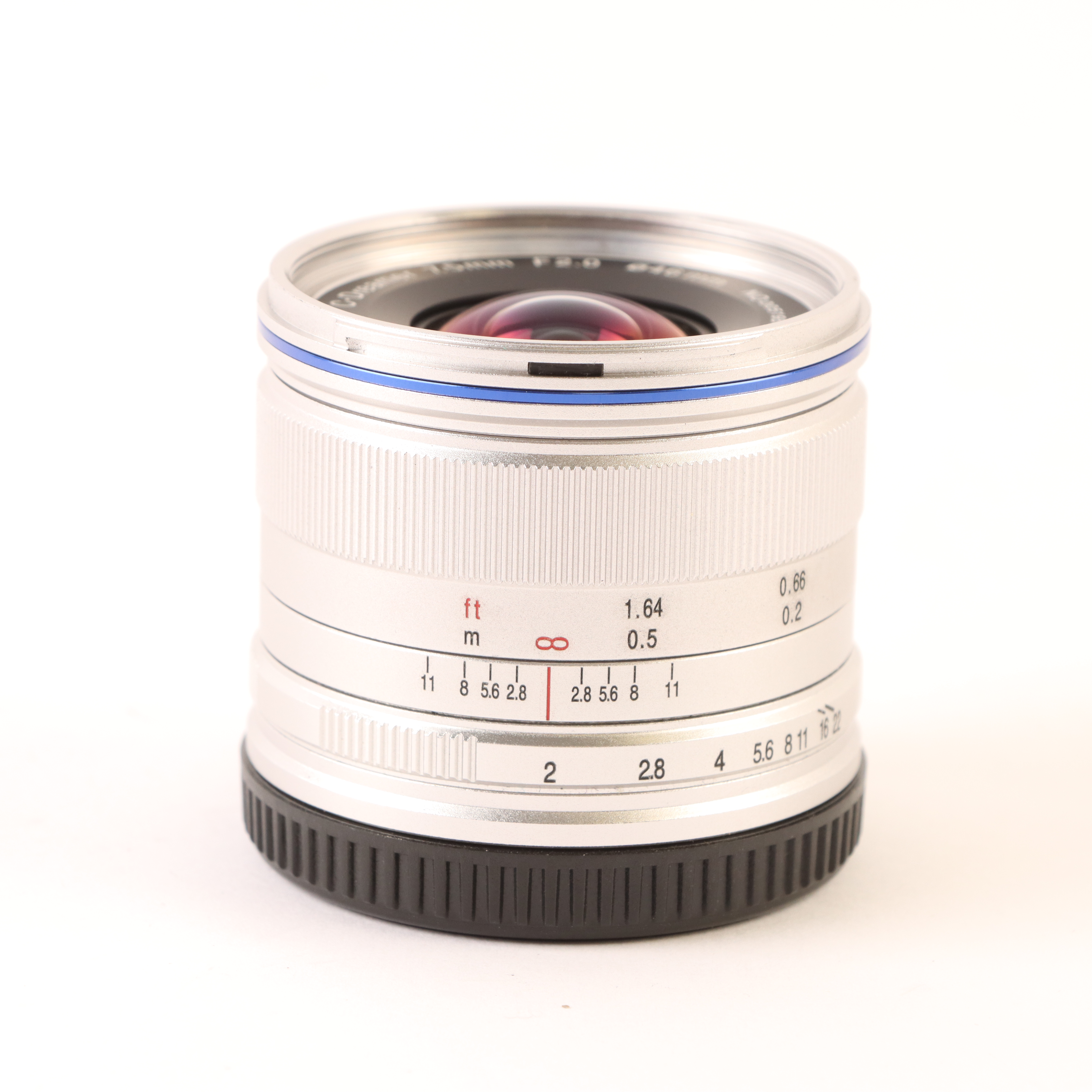 USED Laowa 7.5mm f2 Lens- Silver for Micro Four Thirds