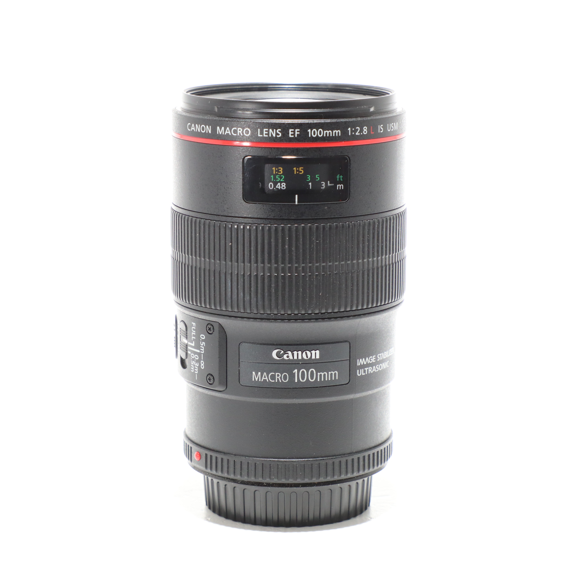 USED Canon EF 100mm f2.8L Macro IS USM Lens