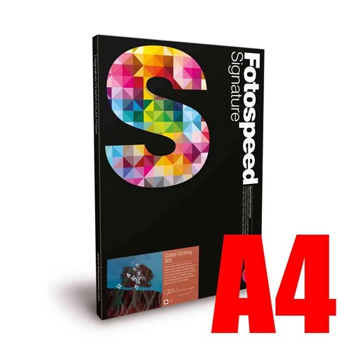 Fotospeed Cotton Etching 300 A4 - 25 sheets