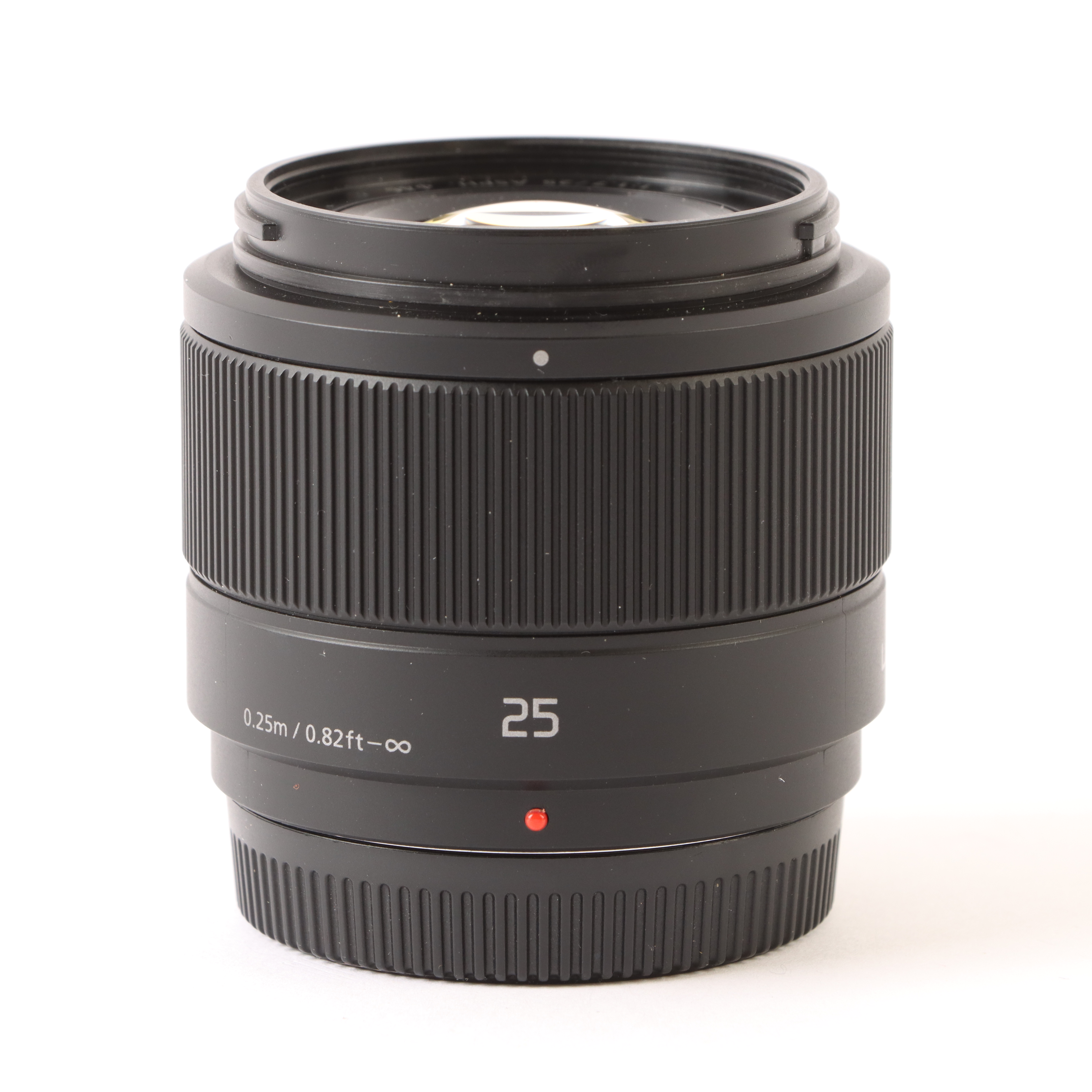 USED Panasonic 25mm f1.7 LUMIX G ASPH Black Lens - Micro Four Thirds Fit