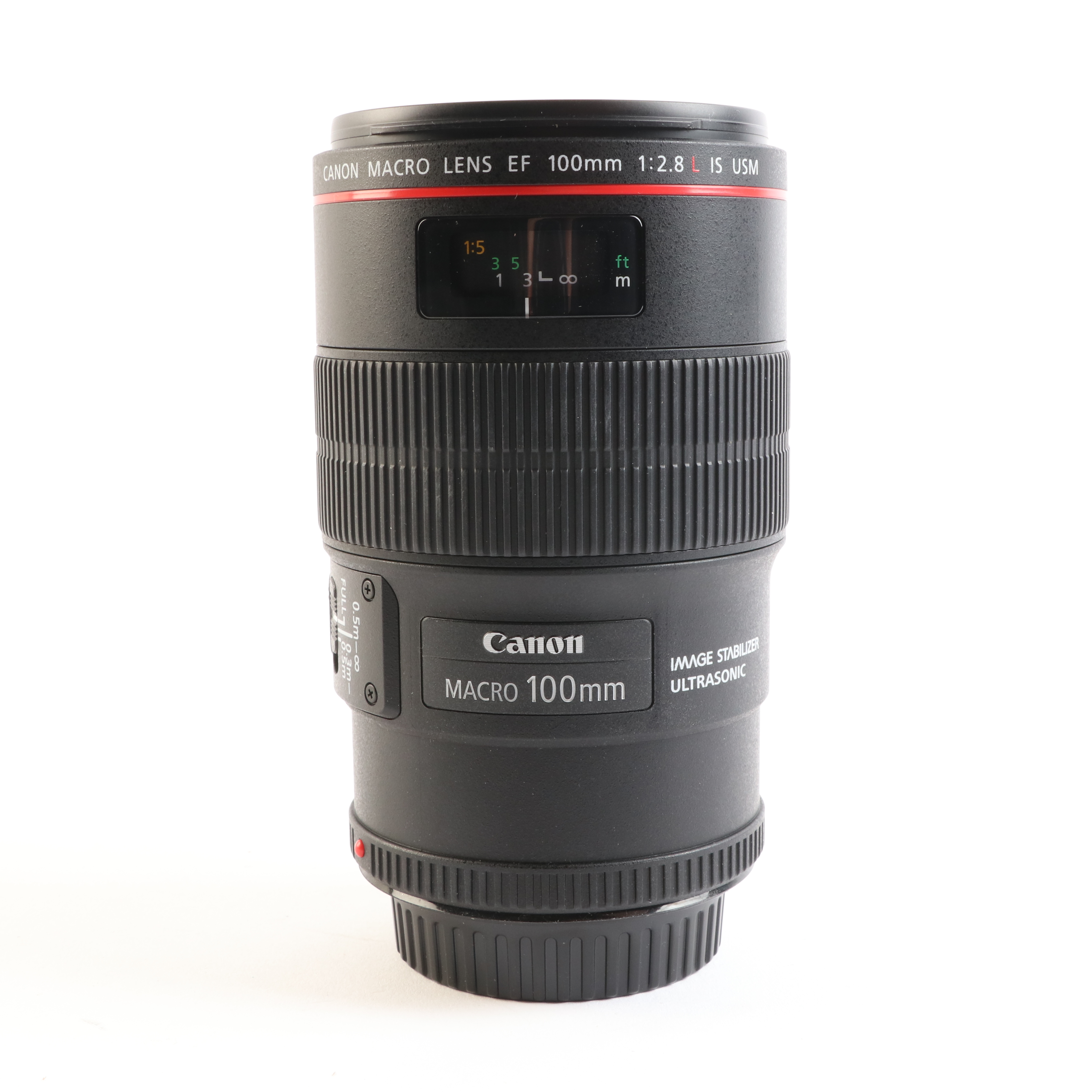 USED Canon EF 100mm f2.8L Macro IS USM Lens