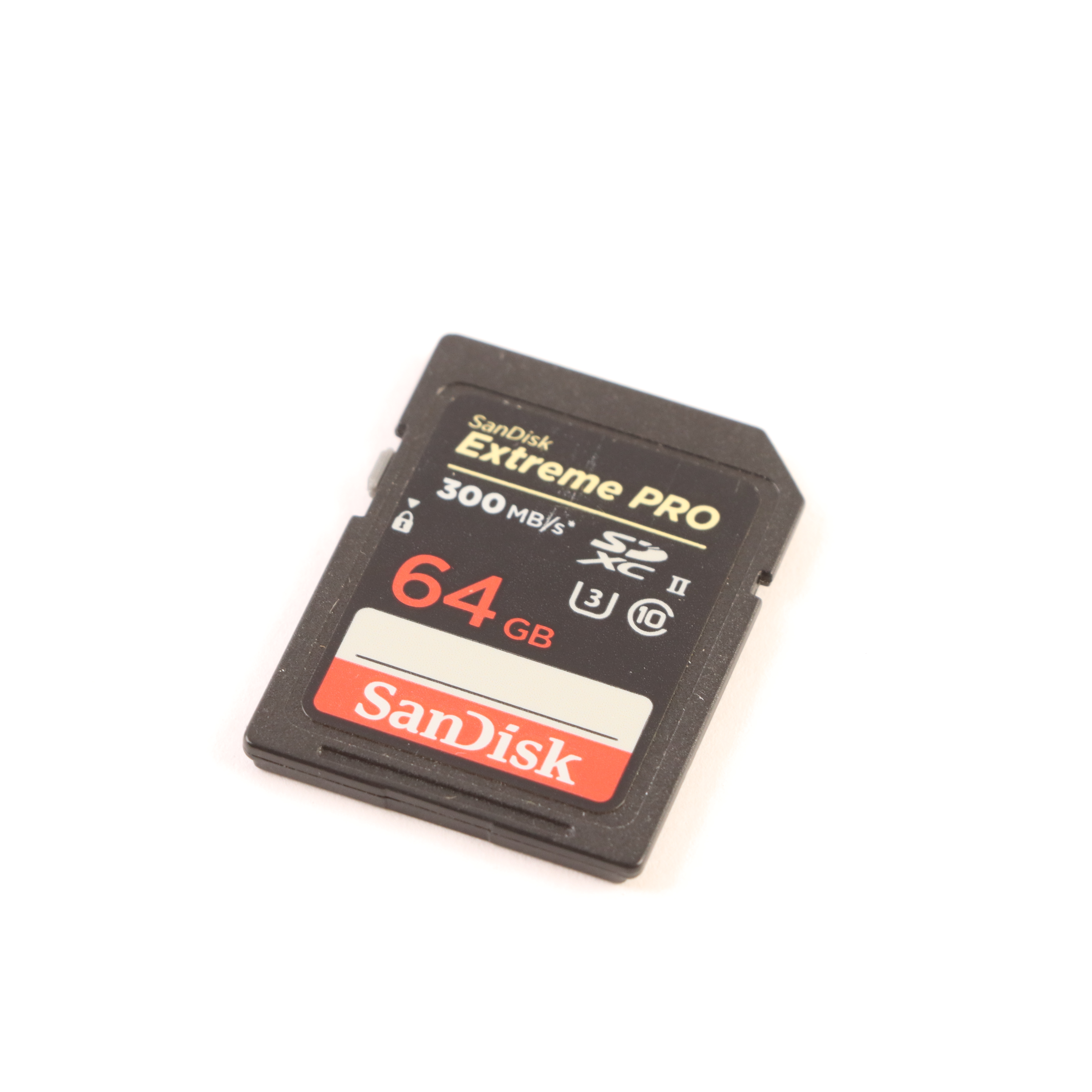 USED SanDisk Extreme PRO 64GB 300MB/s UHS-II V90 SDXC Memory Card