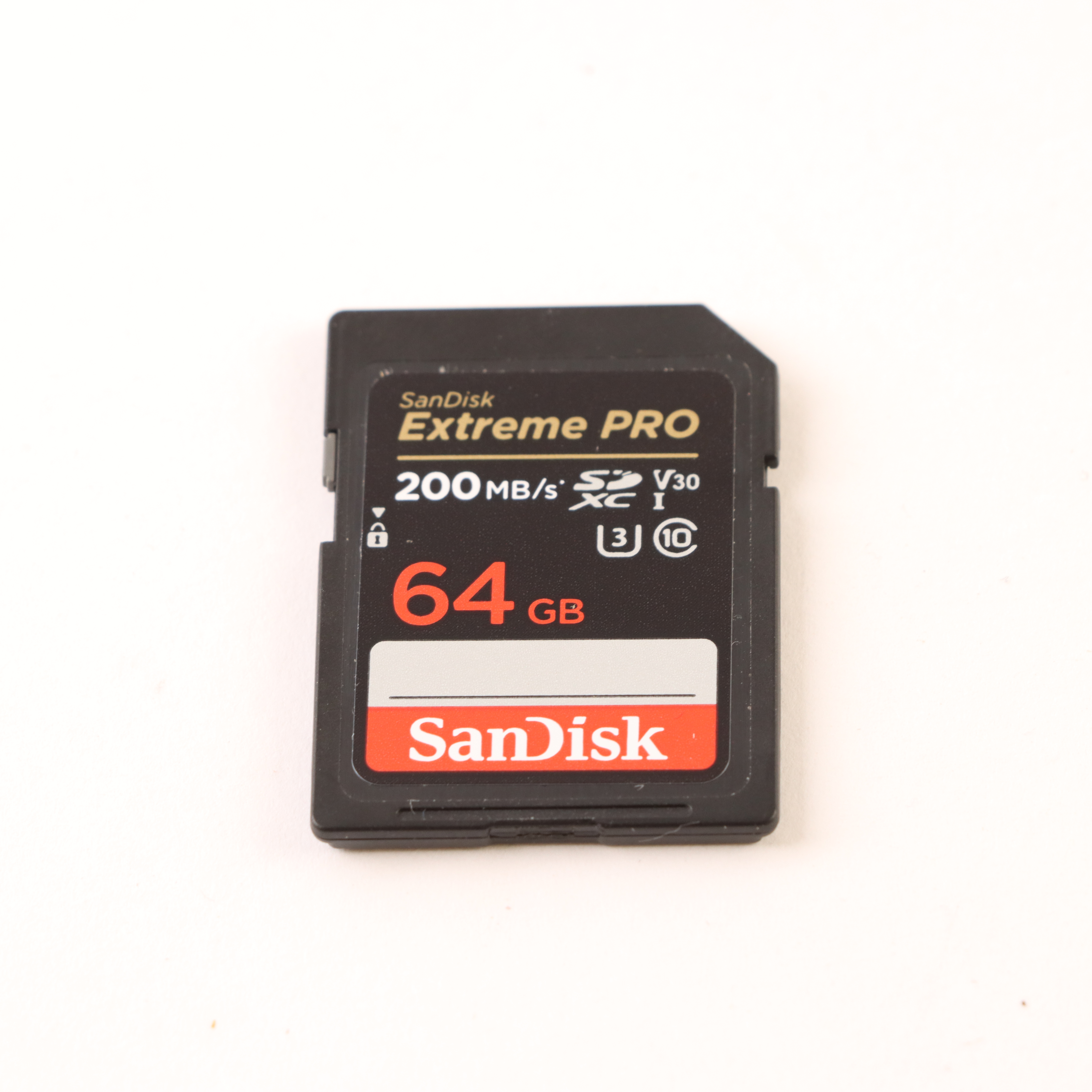 USED SanDisk Extreme PRO 64GB 200MB/s UHS-I V30 SDXC Memory Card