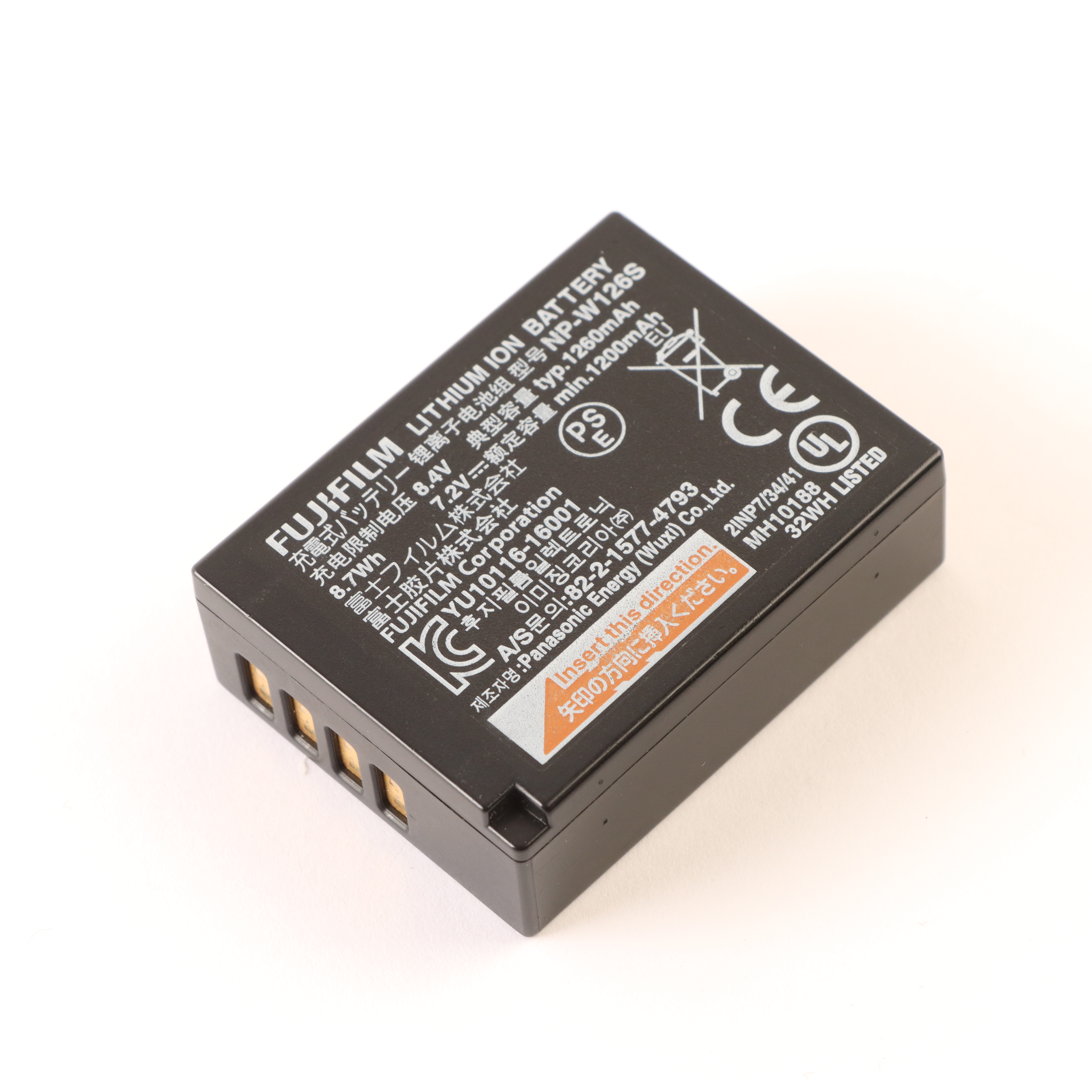 USED Fujifilm NP-W126S Rechargeable Battery