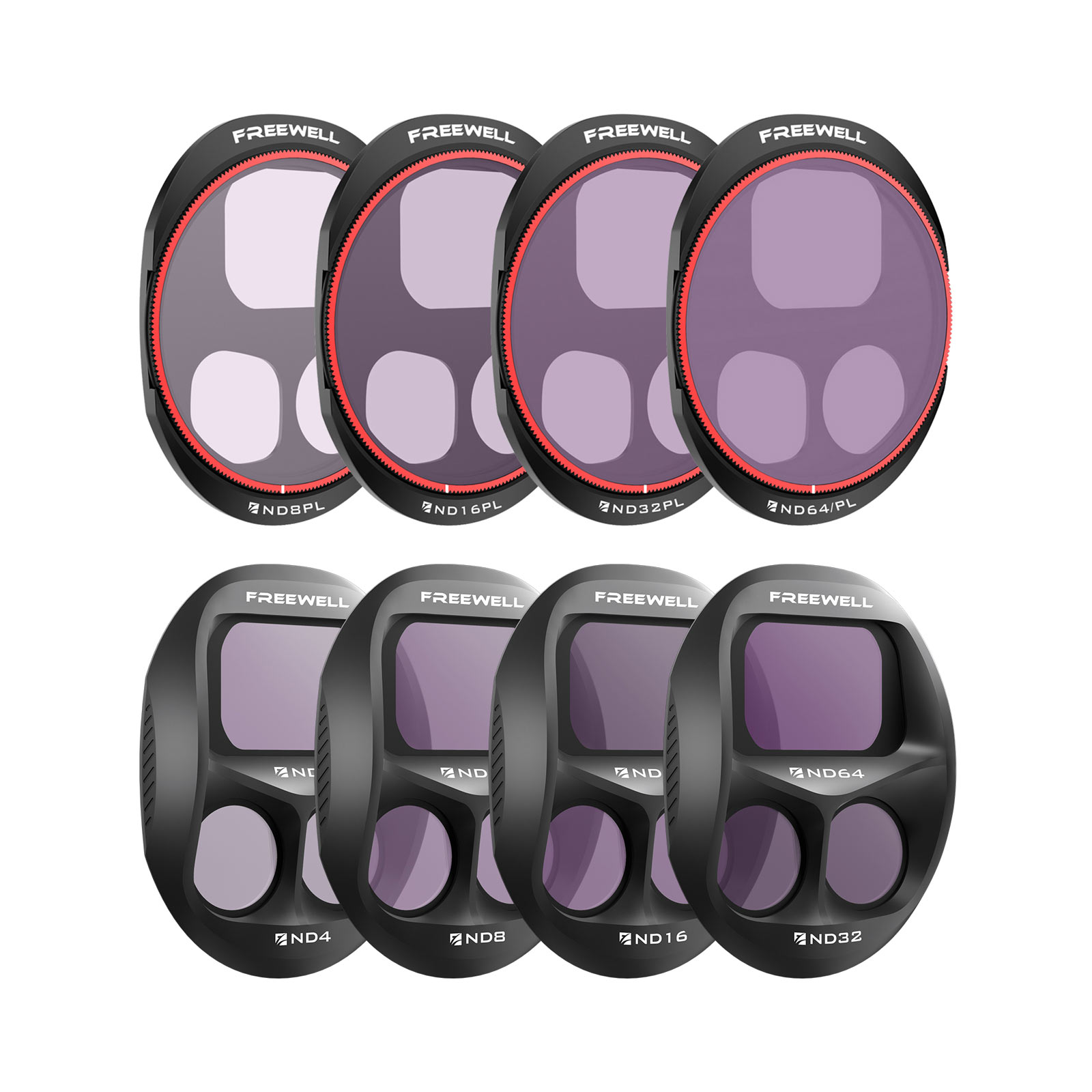 Freewell All Day 8-Pack Split ND & ND/PL Filters for DJI Mavic 4 Pro Freewell All Day 8-Pack Split ND & ND/PL Filters for DJI Mavic 4 Pro