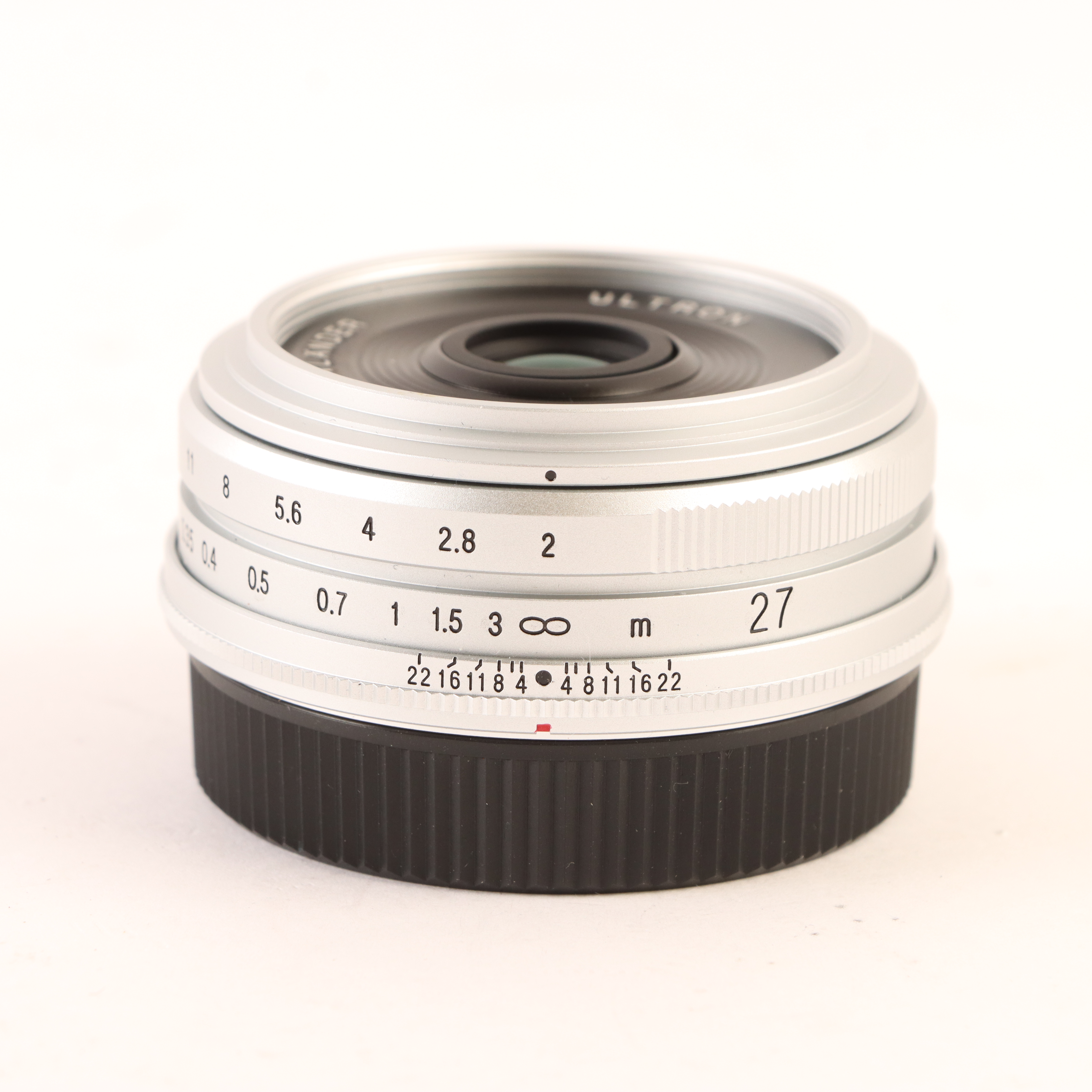 USED Voigtlander 27mm f2 Ultron Lens for Fujifilm X - Silver