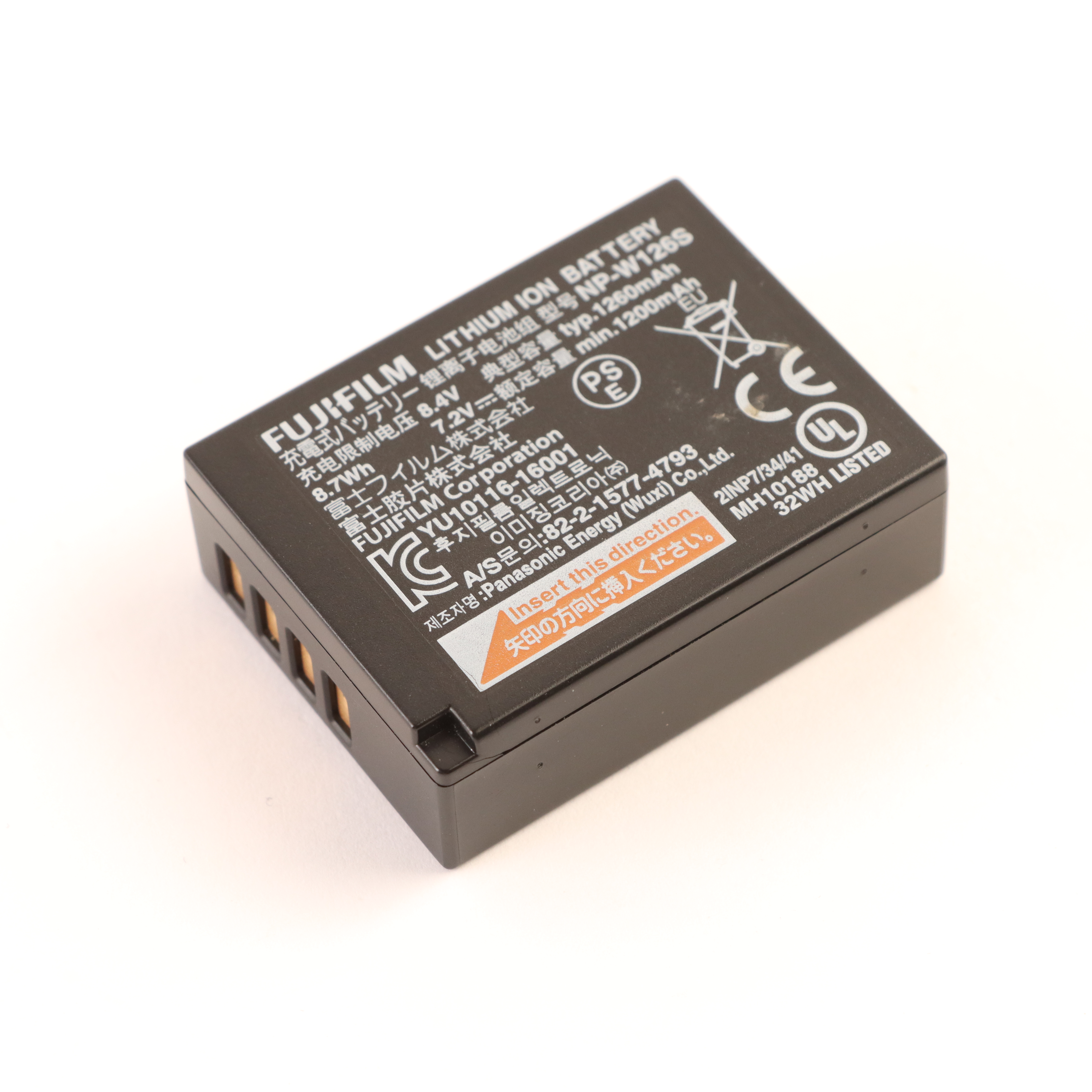 USED Fujifilm NP-W126S Rechargeable Battery
