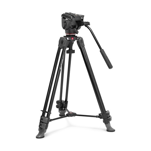 Manfrotto Twin Leg Aluminium Video Tripod with 500X Fluid Head (MVK500XAM)