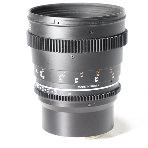 USED Samyang VDSLR 50mm T1.5 MK2 Lens for Sony E