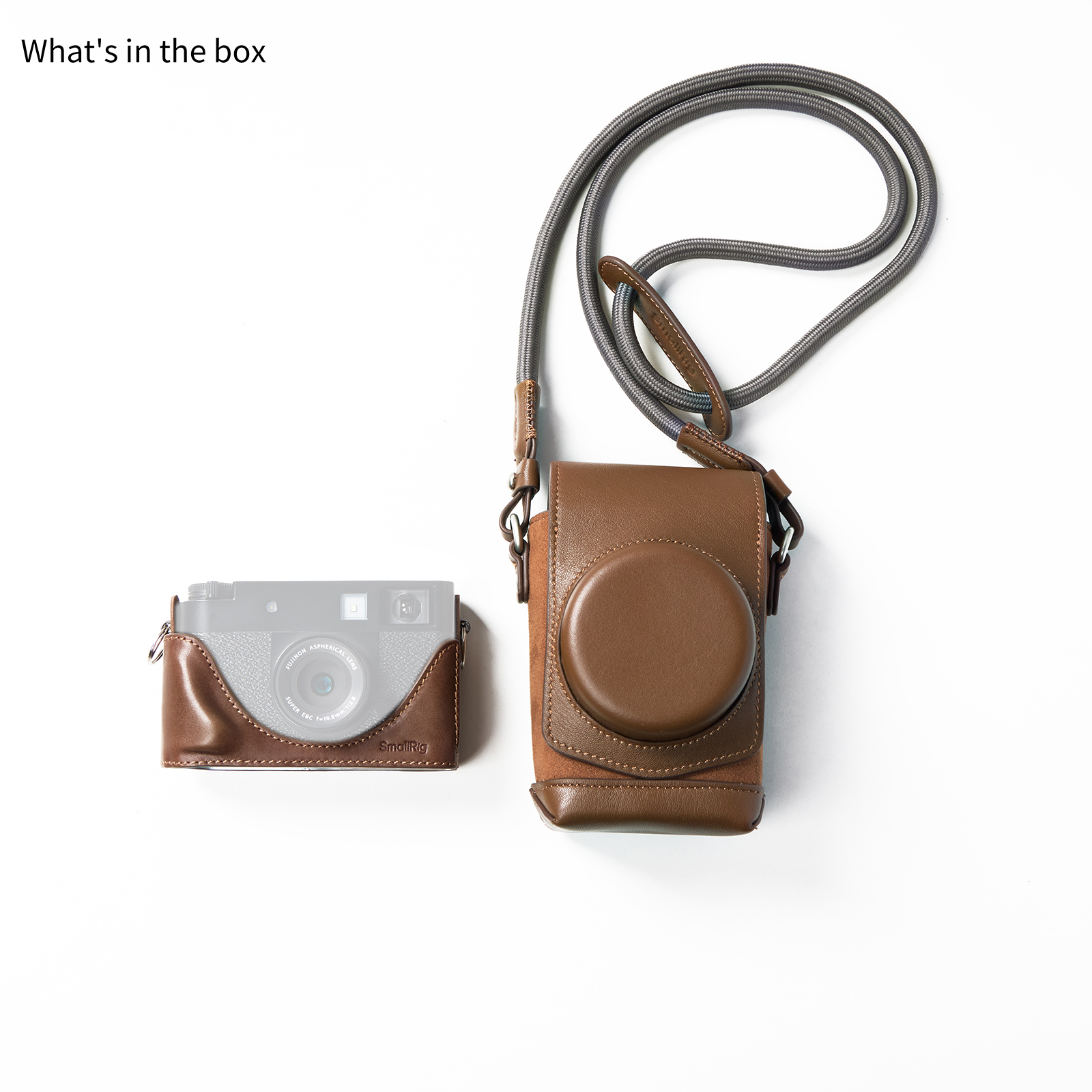 SmallRig Leather Case Kit for Fujifilm X half (Brown) 5218 | Wex