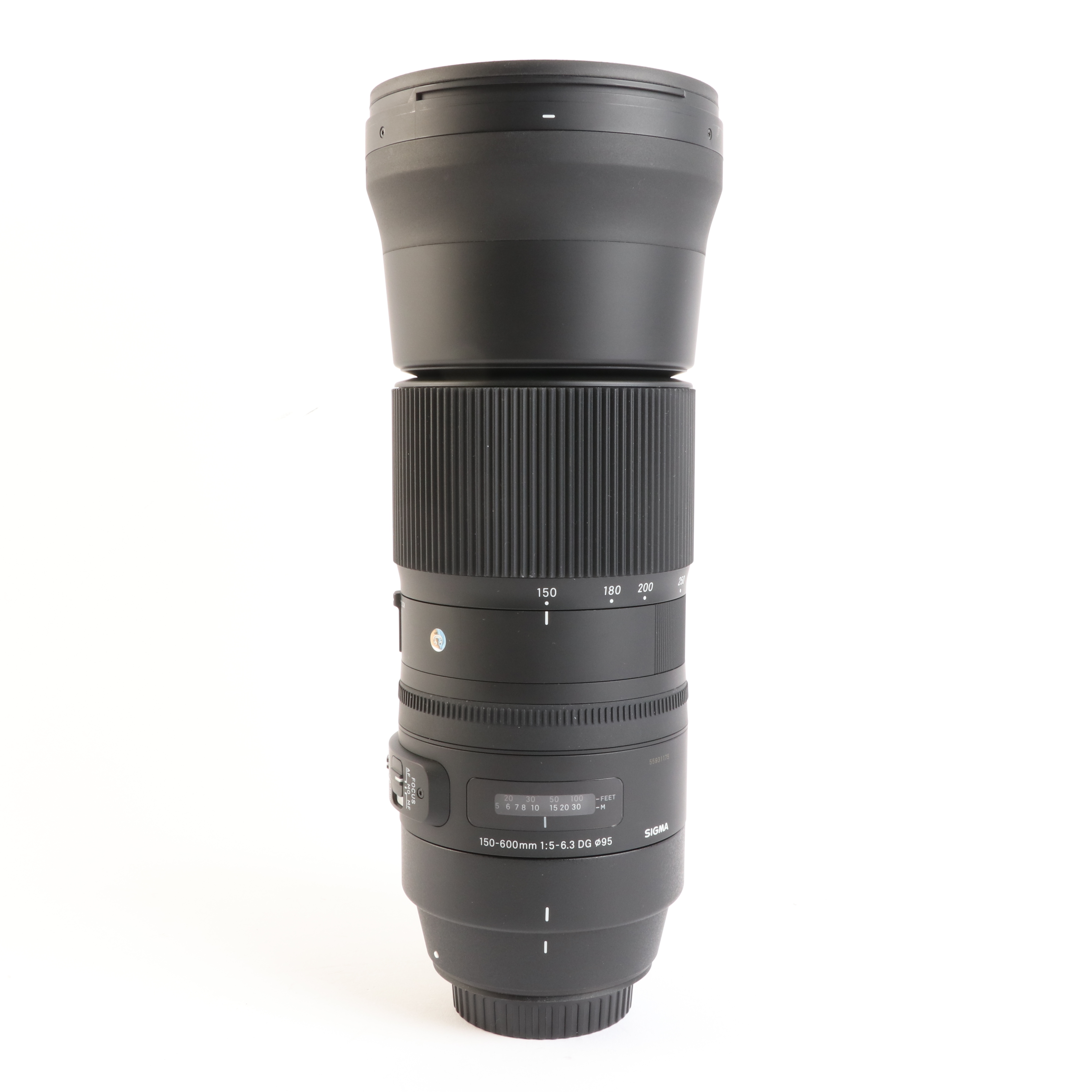 USED Sigma 150-600mm f5-6.3 Contemporary DG OS HSM Lens for Canon EF