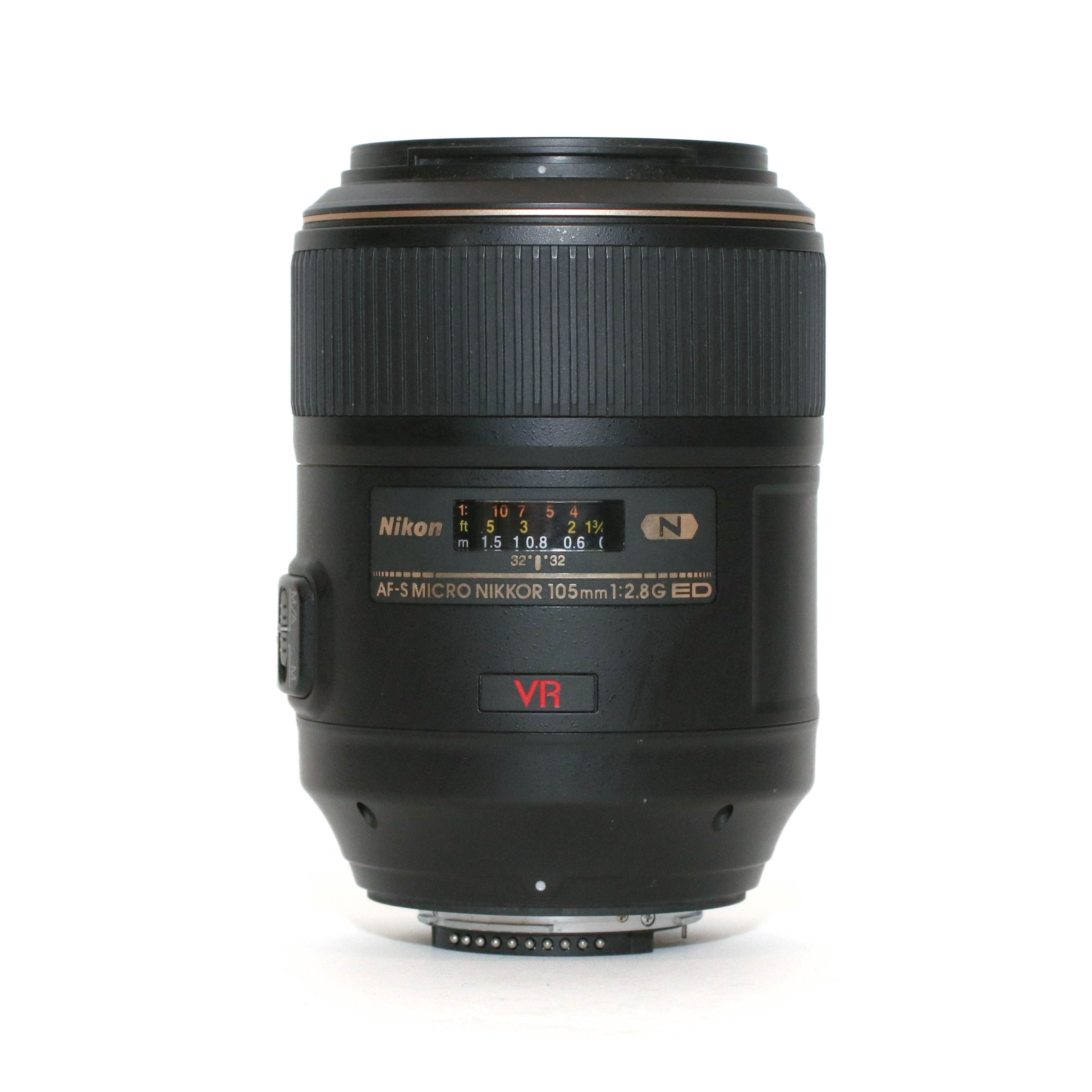 USED Nikon 105mm f2.8 G AF-S VR IF ED Micro Nikkor Lens