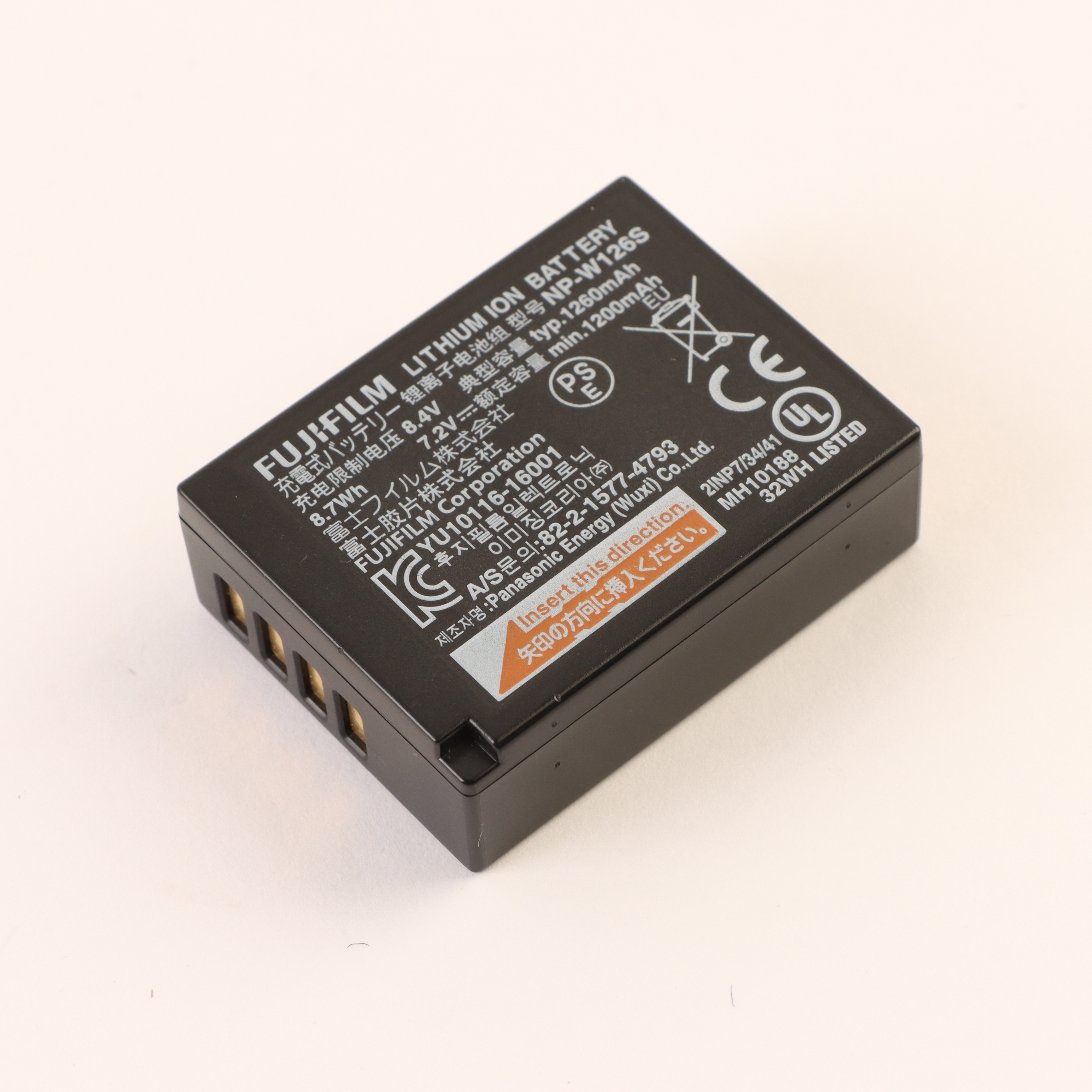 USED Fujifilm NP-W126S Rechargeable Battery