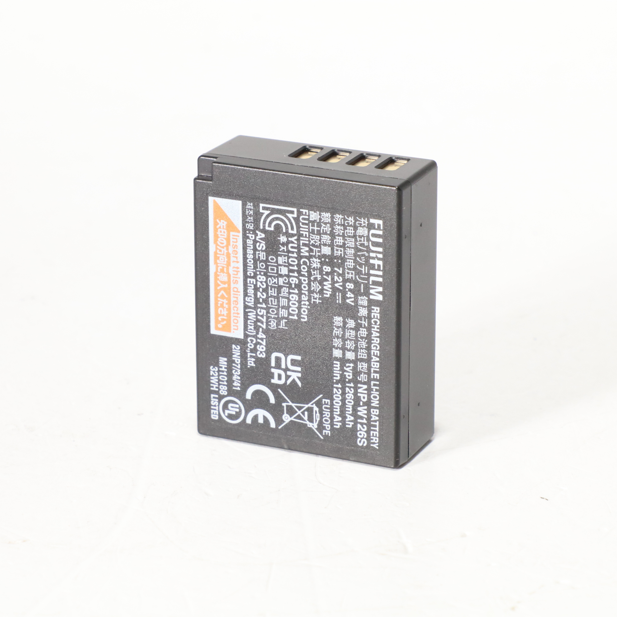 USED Fujifilm NP-W126S Rechargeable Battery