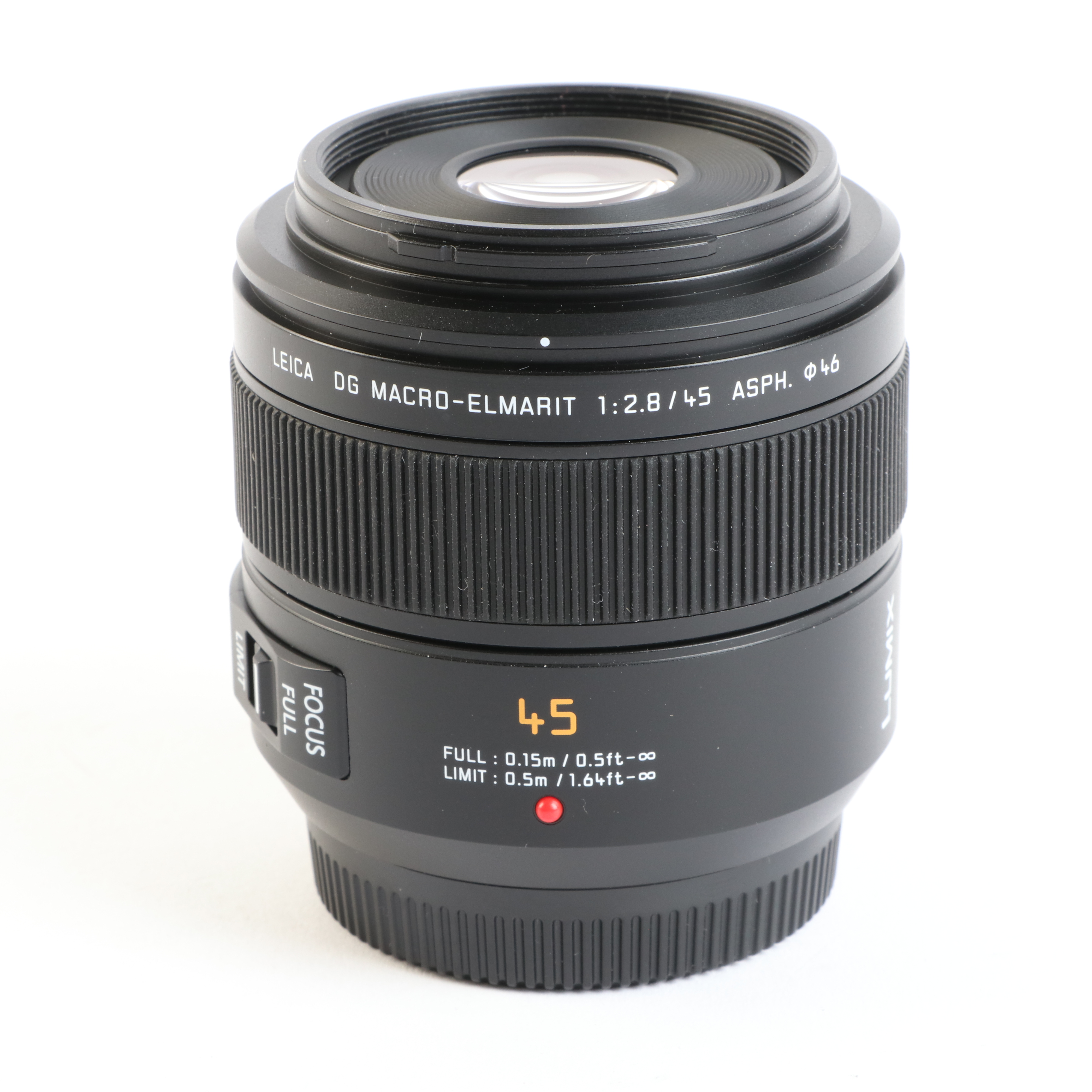 USED Panasonic 45mm f2.8 Macro Leica D Vario- Elmar Micro Four Thirds lens