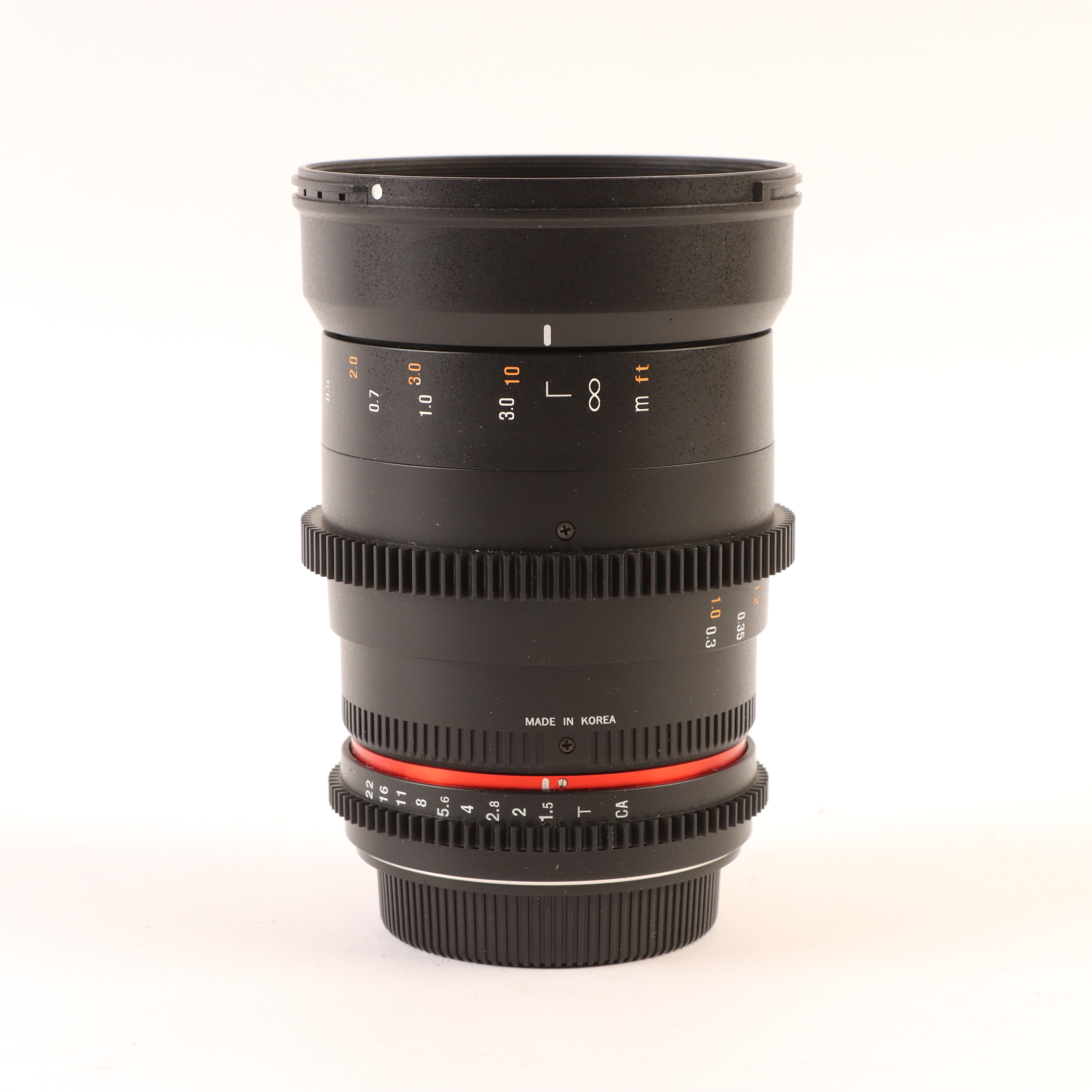 USED Samyang 35mm T1.5 AS UMC II VDSLR Lens - Canon Fit