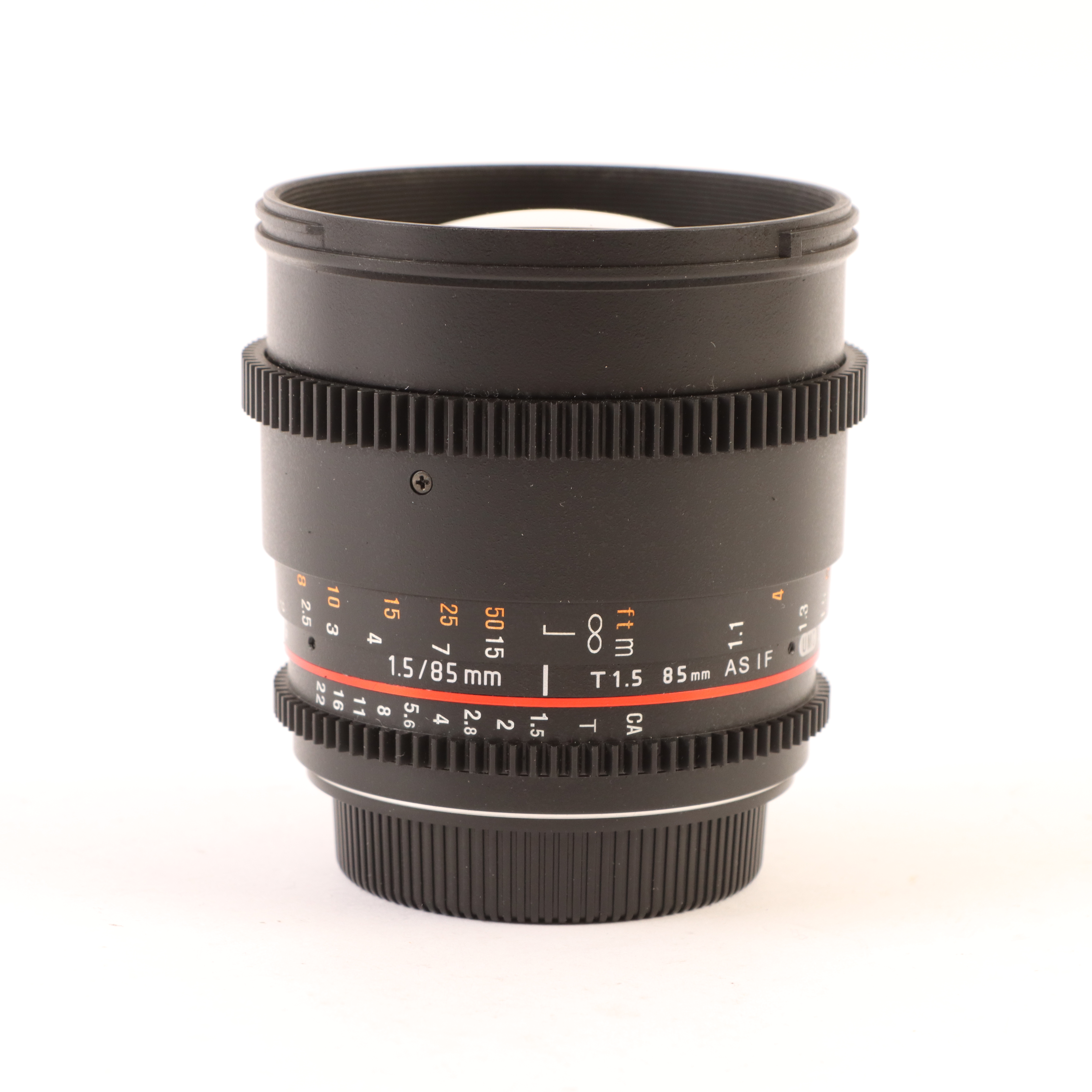USED Samyang 85mm T1.5 AS IF UMC II VDSLR Lens - Canon Fit