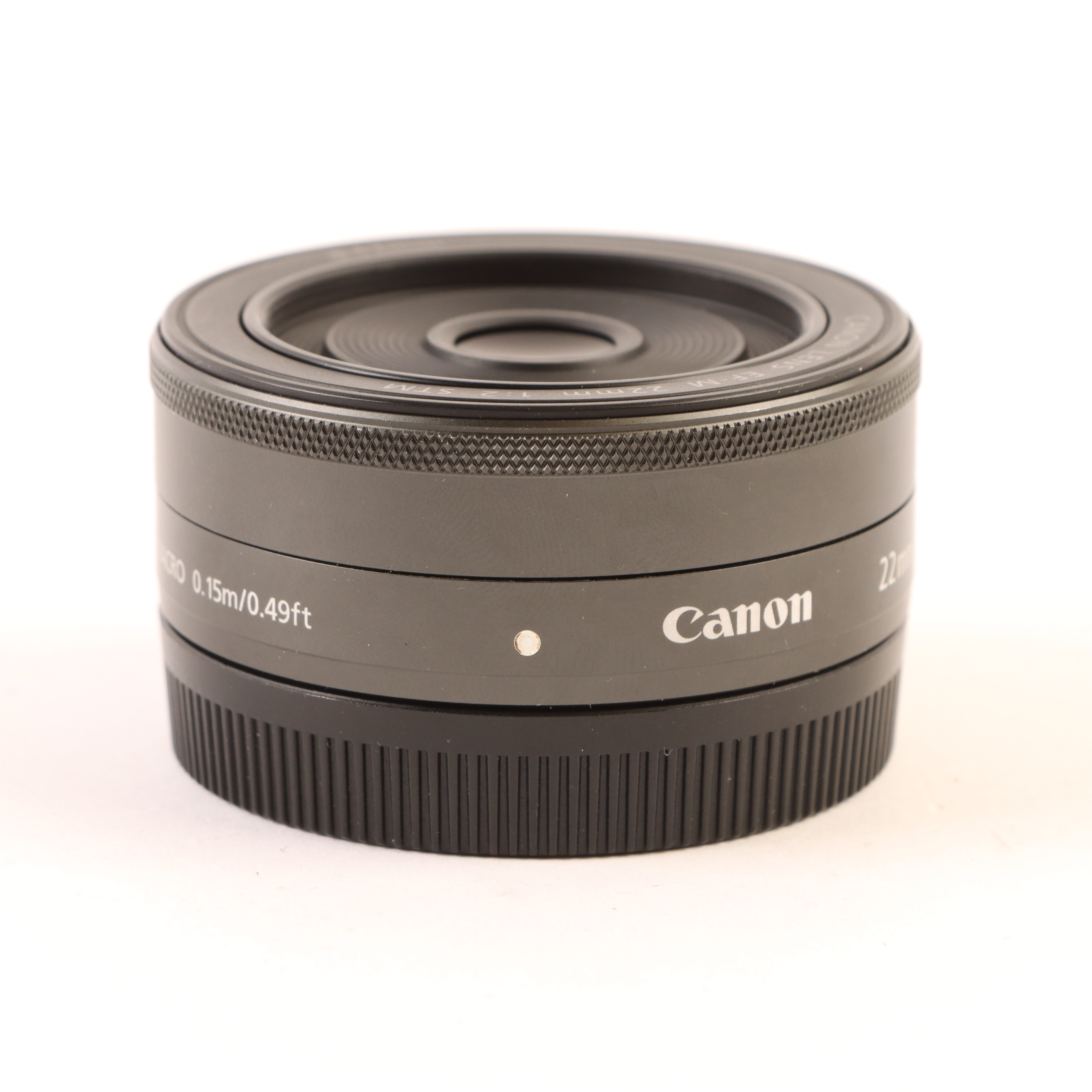 USED Canon EF-M 22mm f2 STM Pancake M-Mount Lens