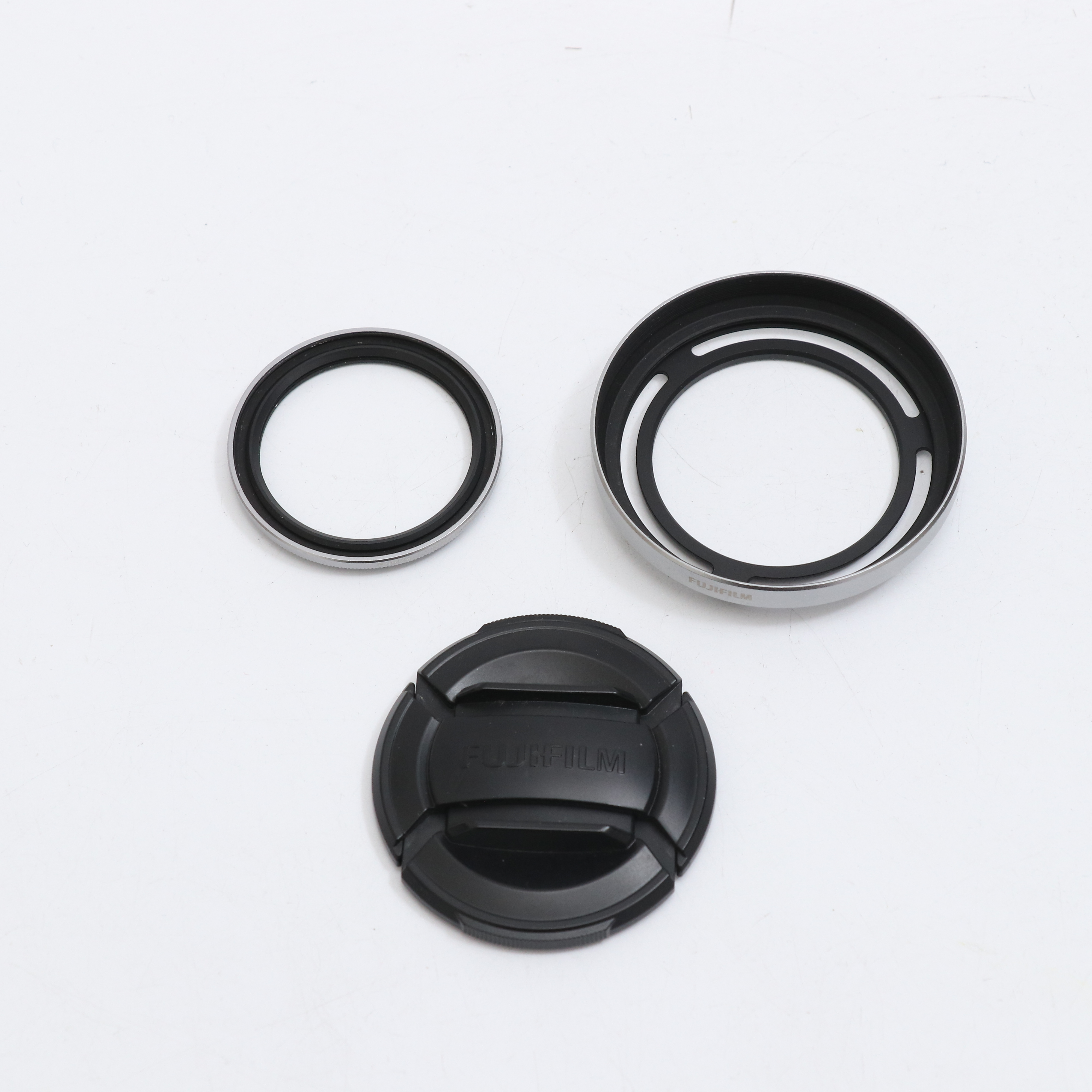 USED Fujifilm LHF-X20 Lens Hood and Filter Kit - Silver