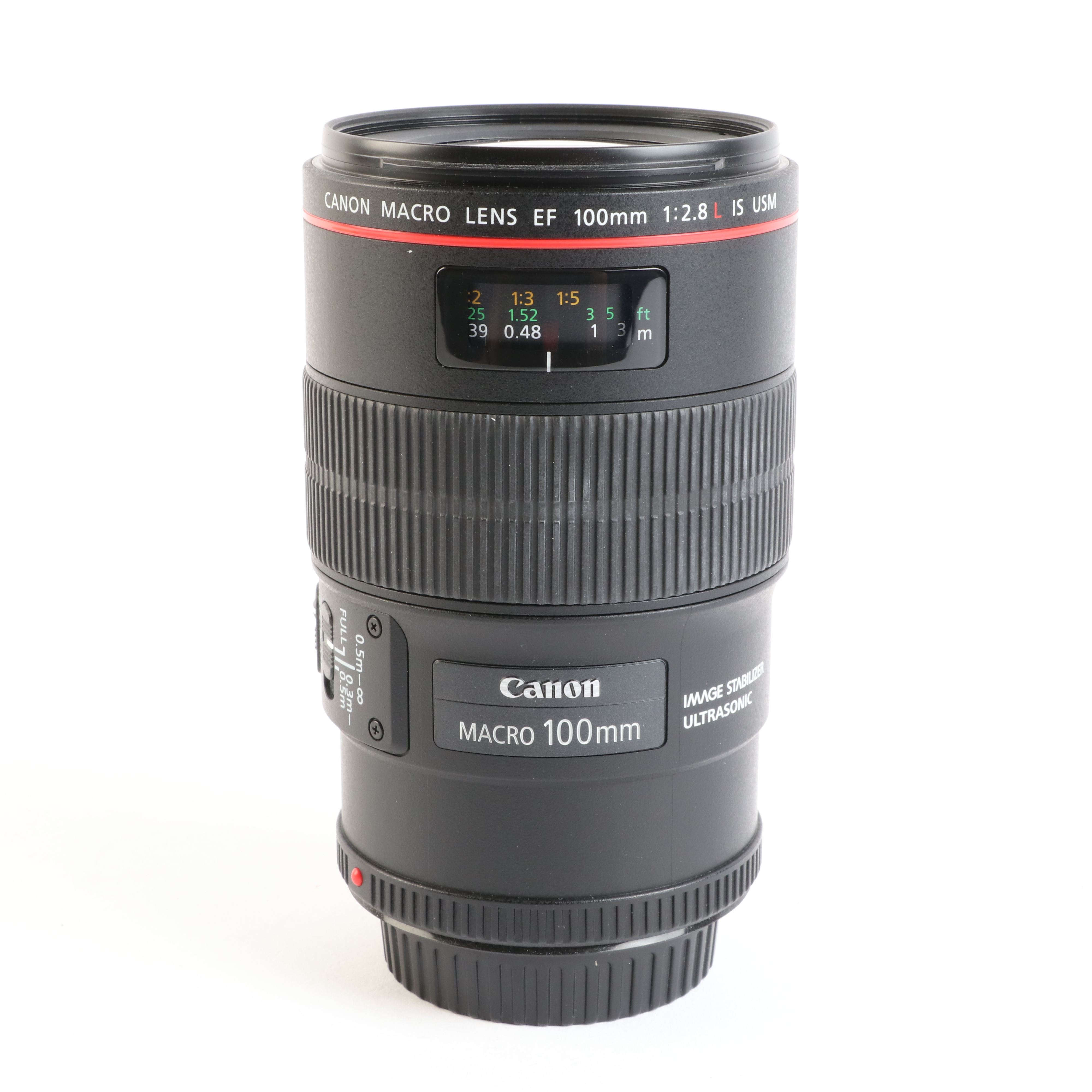 USED Canon EF 100mm f2.8L Macro IS USM Lens