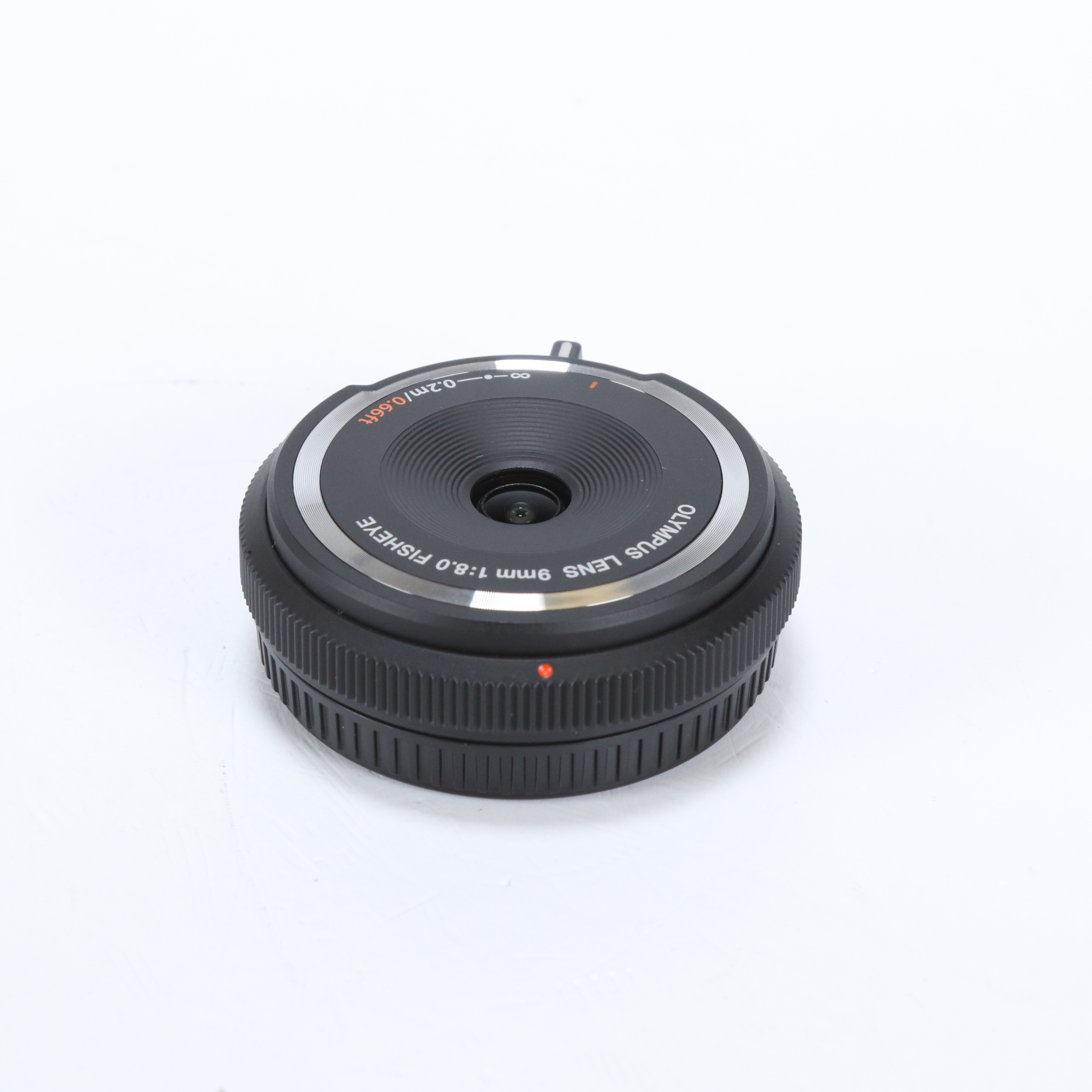 USED Olympus 9mm f8 Fisheye Body Cap Lens - Black