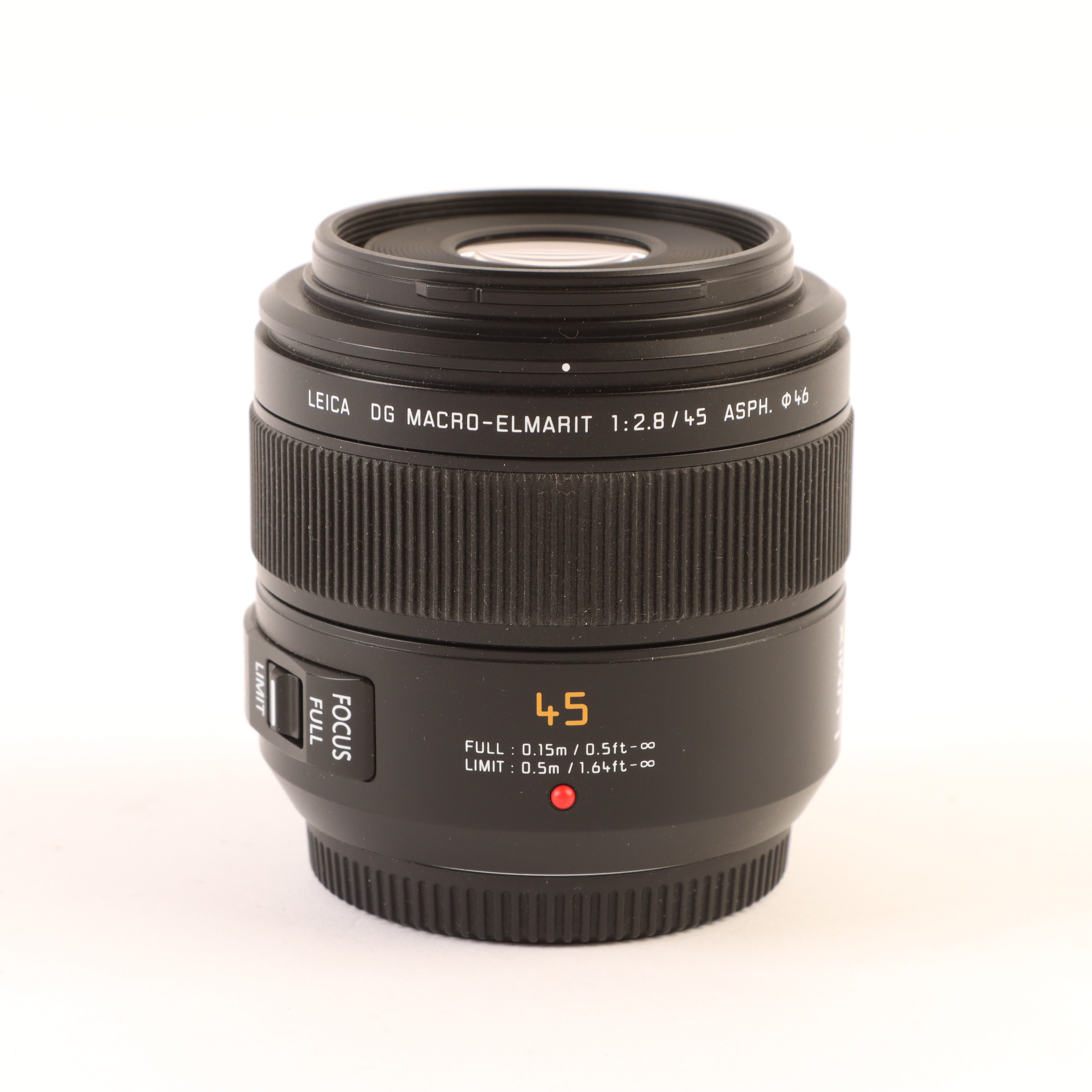 USED Panasonic 45mm f2.8 Macro Leica D Vario- Elmar Micro Four Thirds lens