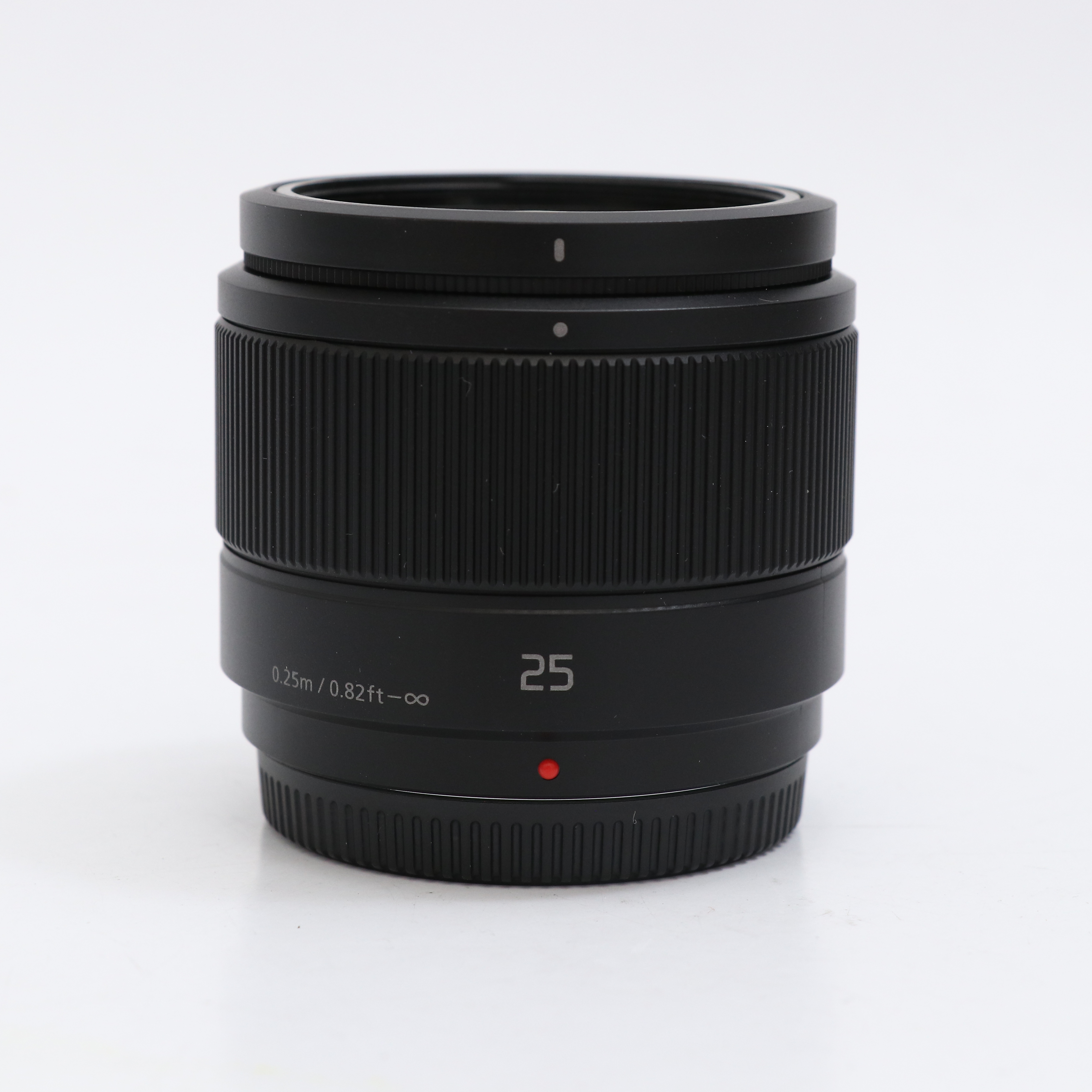 USED Panasonic 25mm f1.7 LUMIX G ASPH Black Lens - Micro Four Thirds Fit