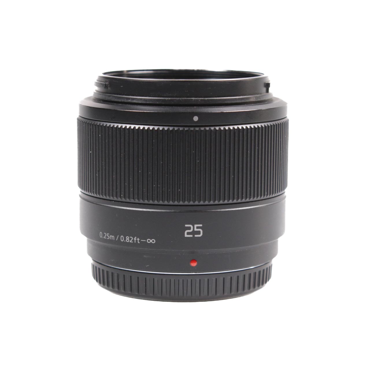 USED Panasonic 25mm f1.7 LUMIX G ASPH Black Lens - Micro Four Thirds Fit