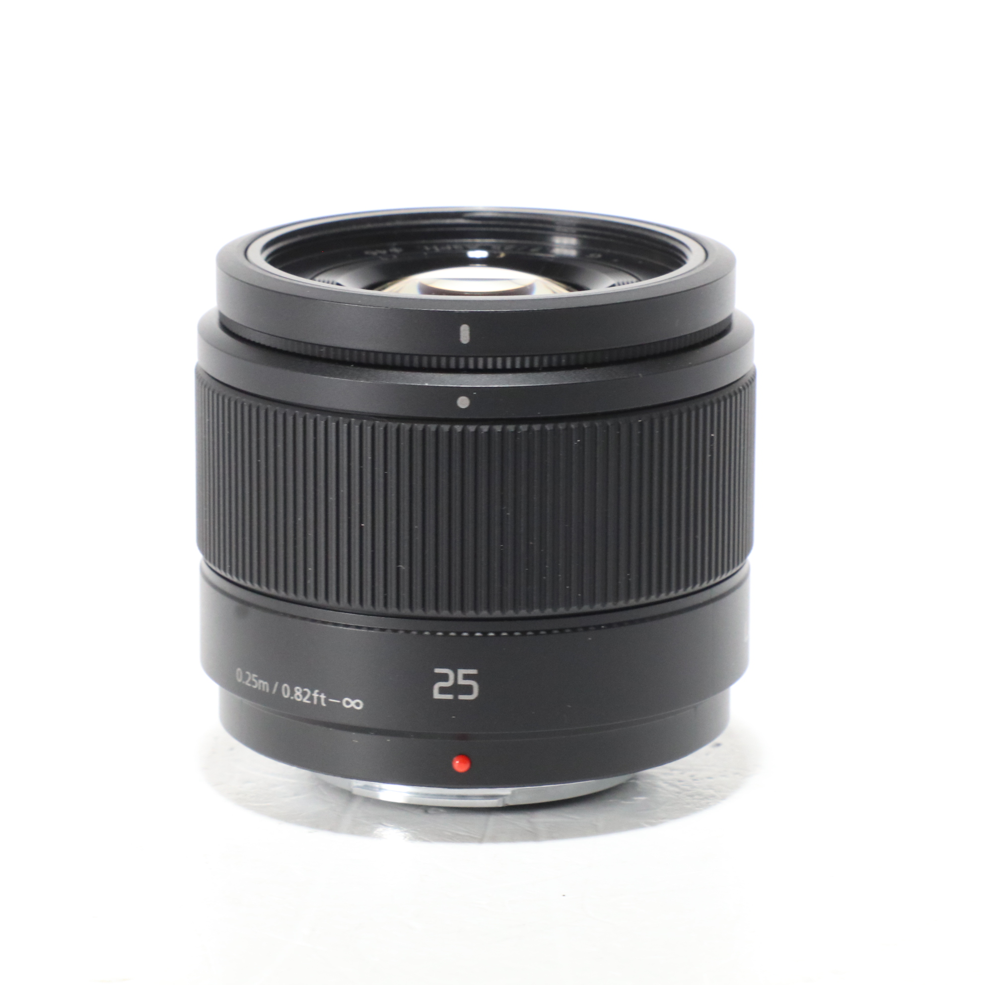 USED Panasonic 25mm f1.7 LUMIX G ASPH Black Lens - Micro Four Thirds Fit