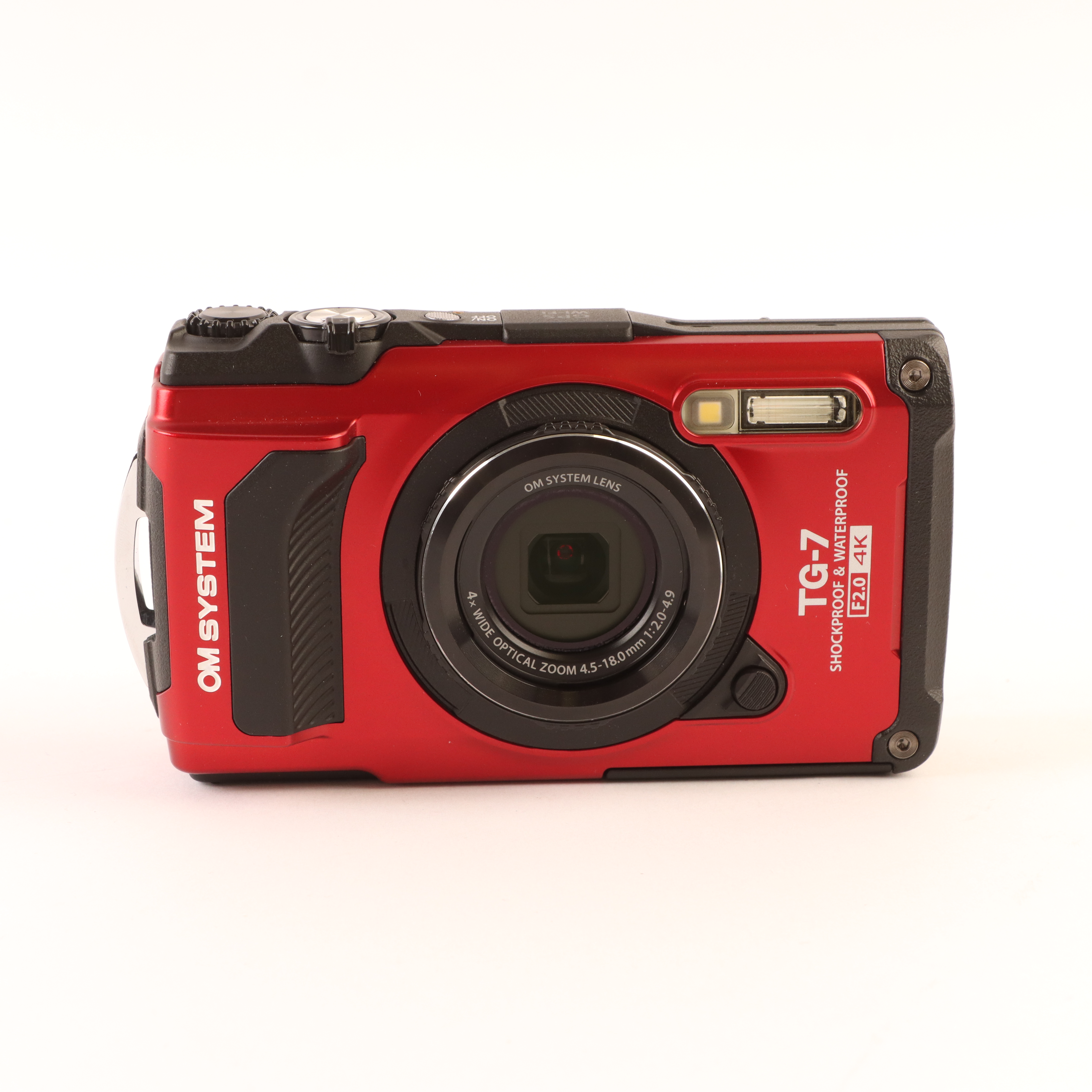 USED OM SYSTEM Tough TG-7 Digital Camera - Red