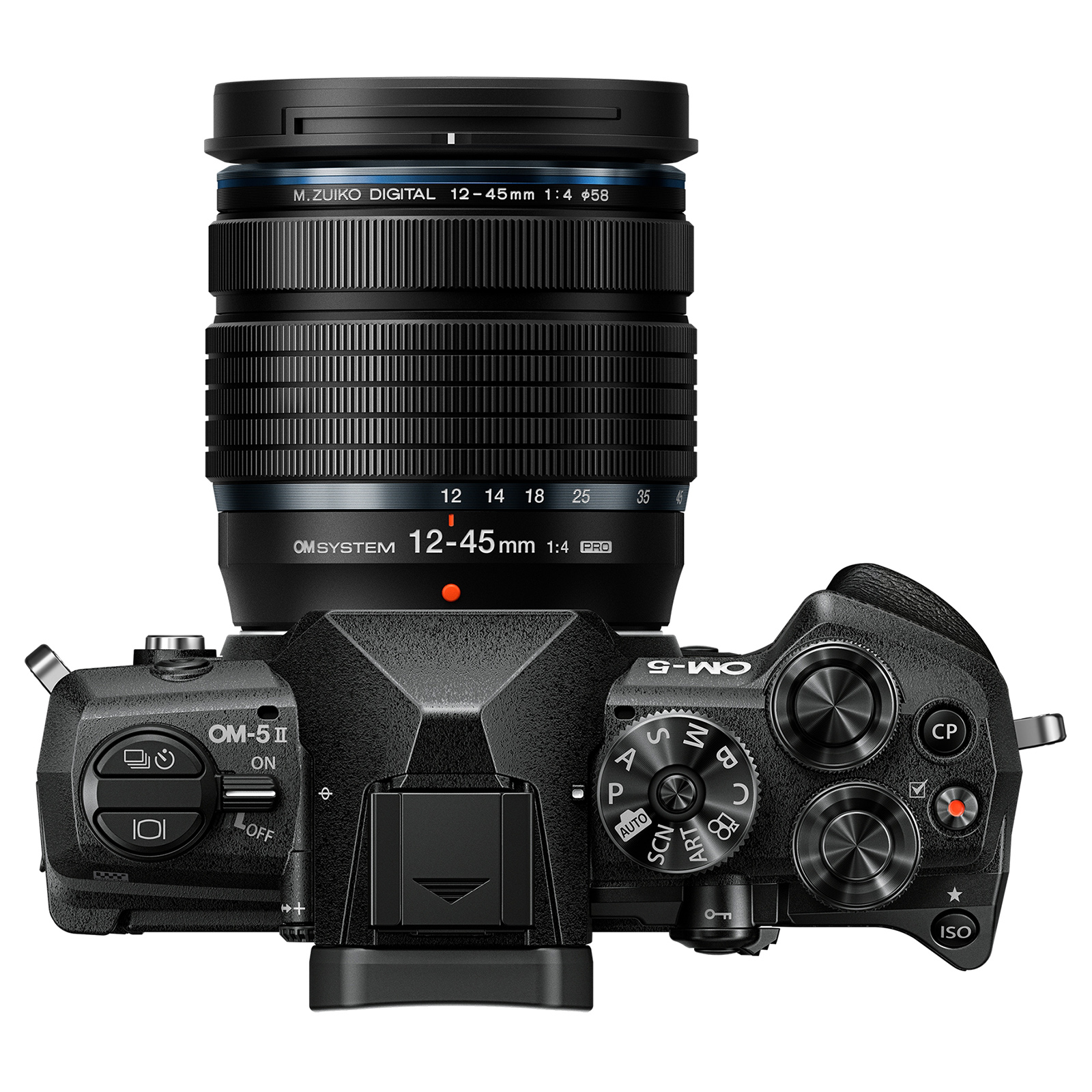 OM SYSTEM OM-5 Mark II with 12-45mm f4 PRO Lens - Black | Wex