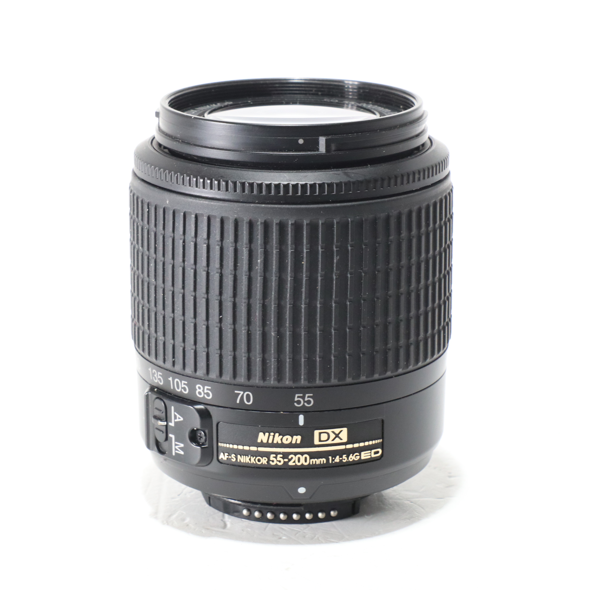 USED Nikon 55-200mm f4-5.6 G AF-S DX Black Lens