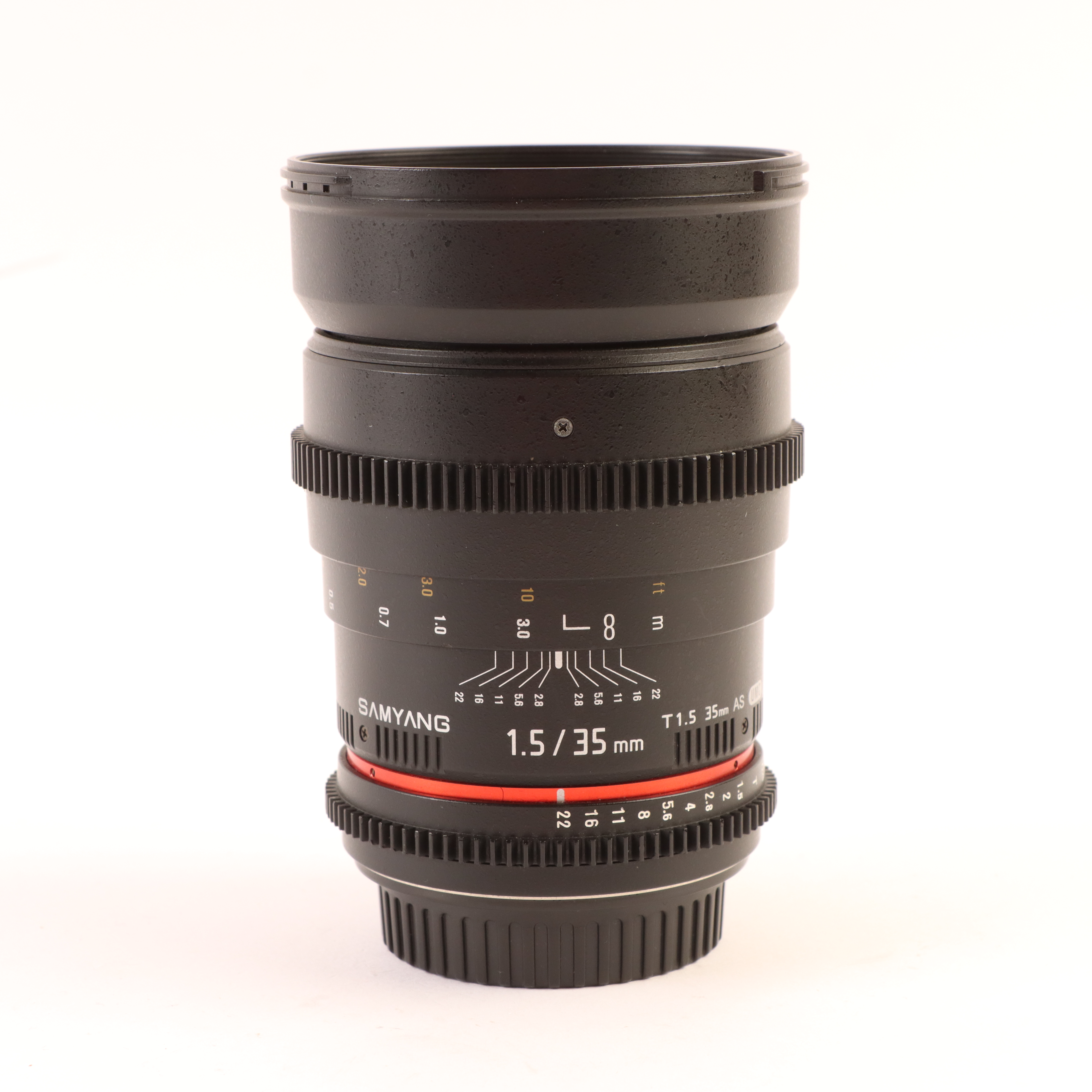 USED Samyang 35mm T1.5 AS UMC II VDSLR Lens - Canon Fit