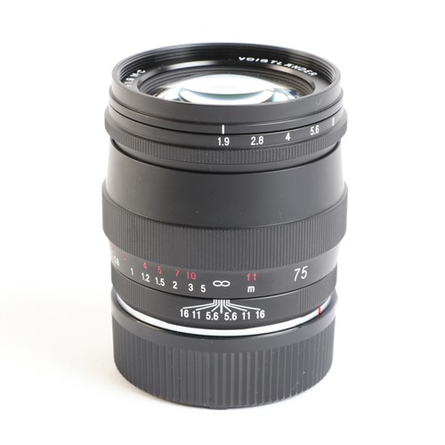 USED Voigtlander 75mm f1.9 MC VM Ultron Lens for Leica M