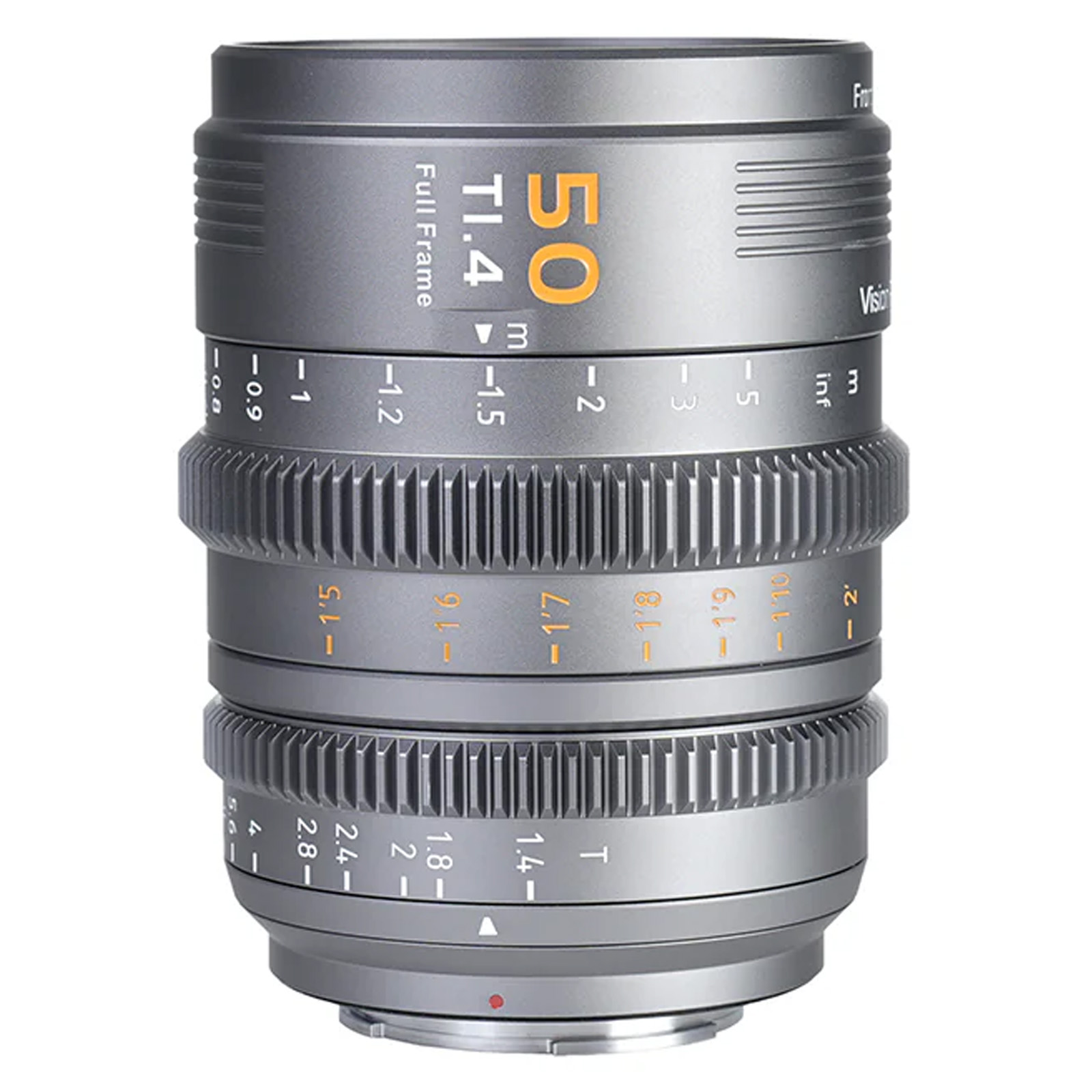 Sirui Vision Prime 1 Series 50mm T1.4 Cine Lens for Sony E (Metal Grey, Z/RF/L Mount Adapter)