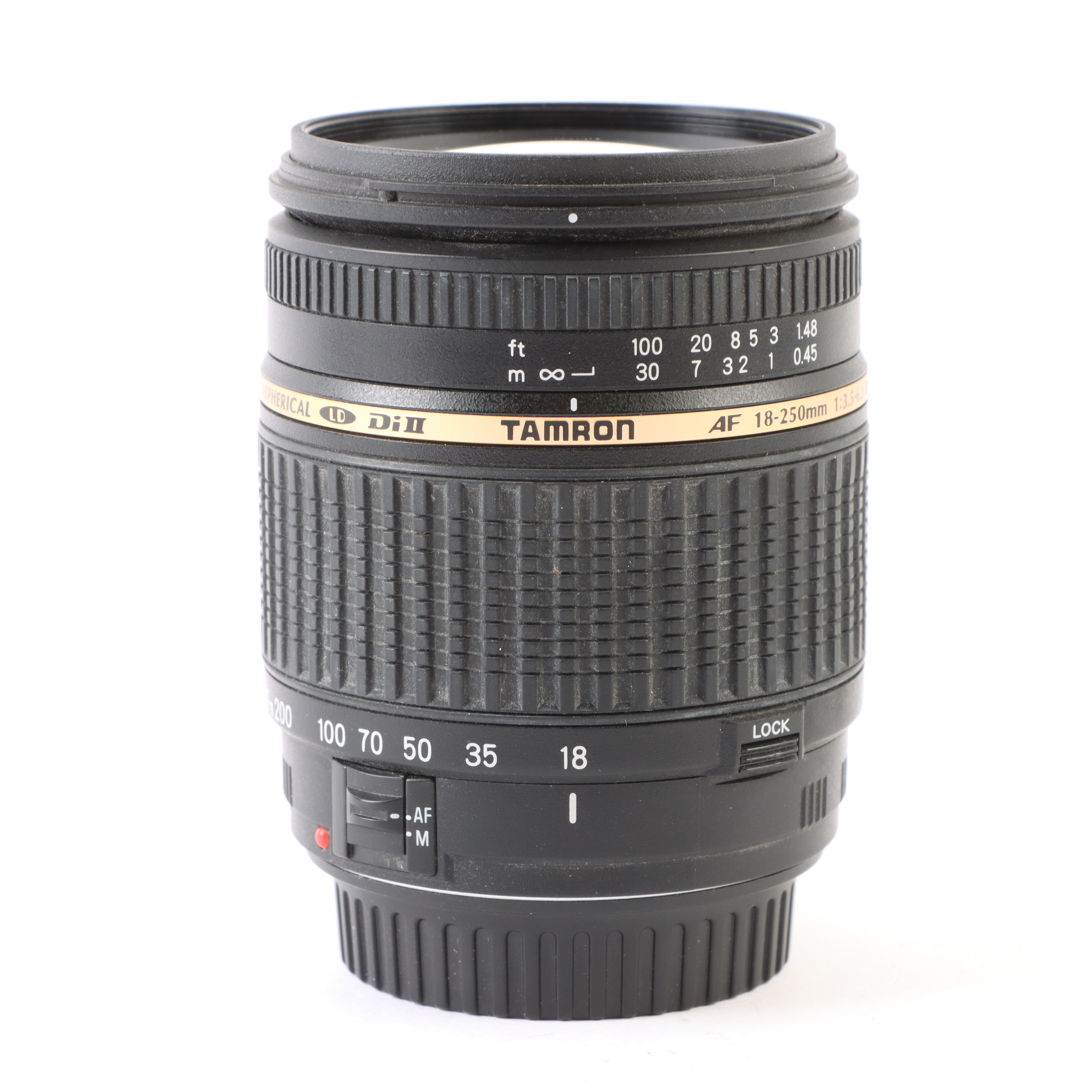USED Tamron 18-250mm f3.5-6.3 Di LD IF II Lens - Canon Fit