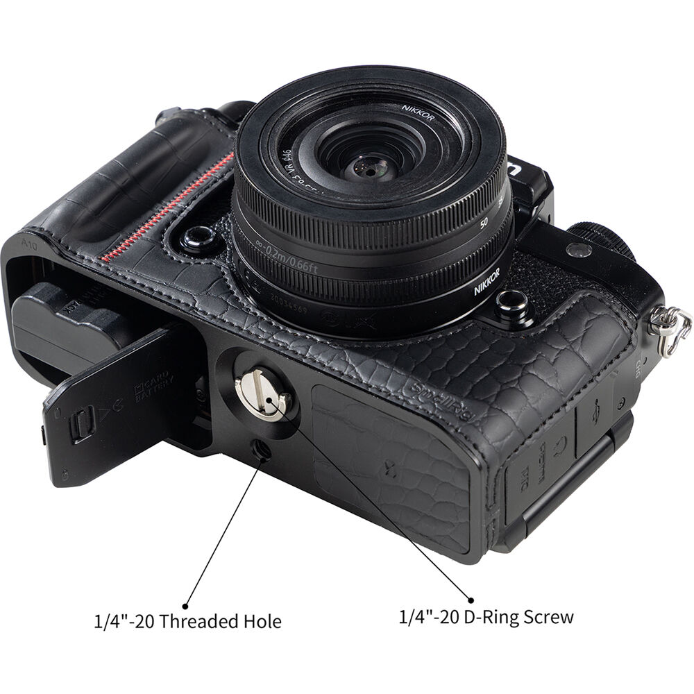 SmallRig Leather Case Kit for Nikon Z f (Black) 5095 | Wex Photo Video