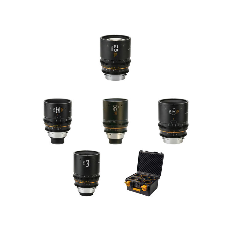 Dulens APO Triassic Prime 5 Lens Set for PL Mount (Black)