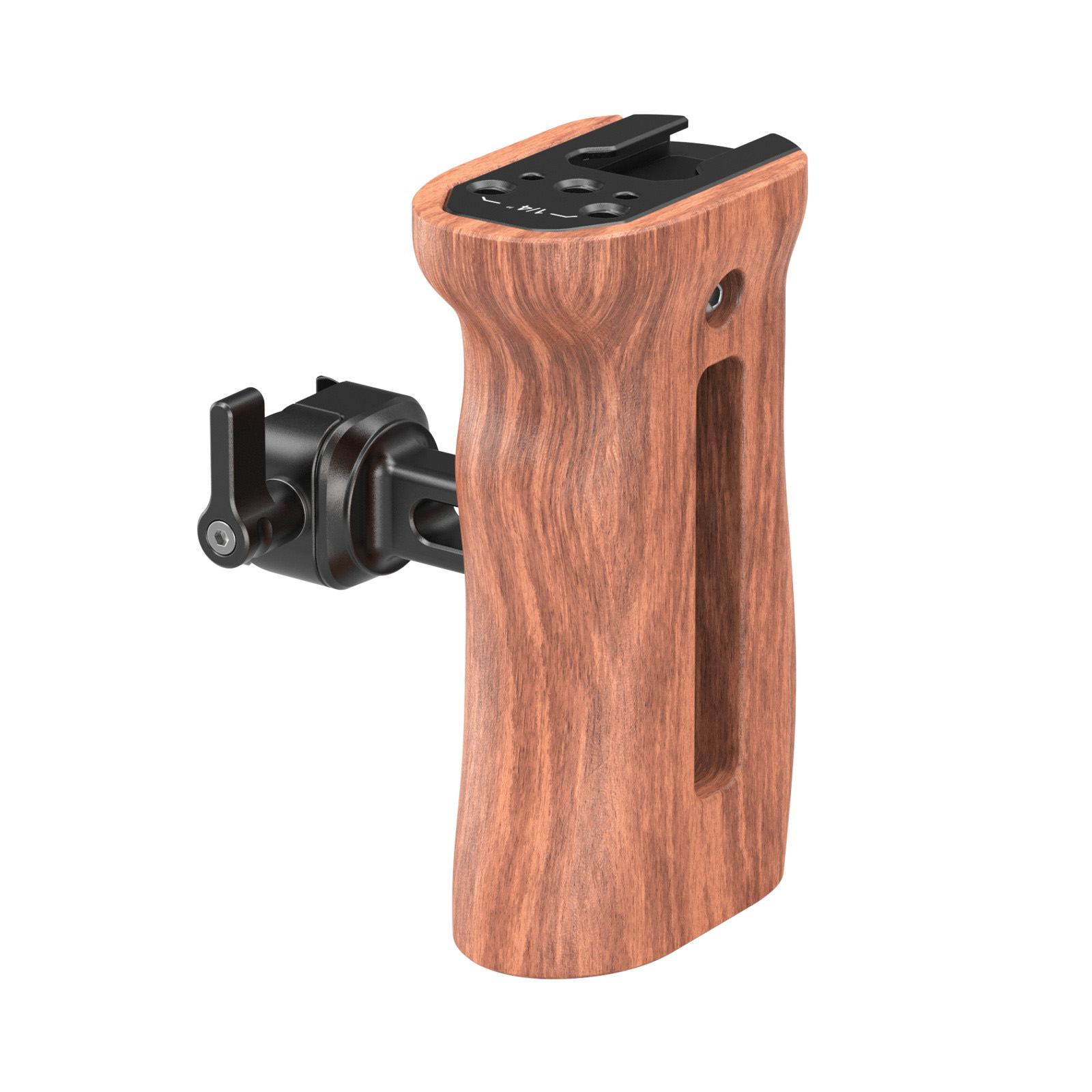 Image of SmallRig Wooden Side Handle with NATO Clamp 2187C