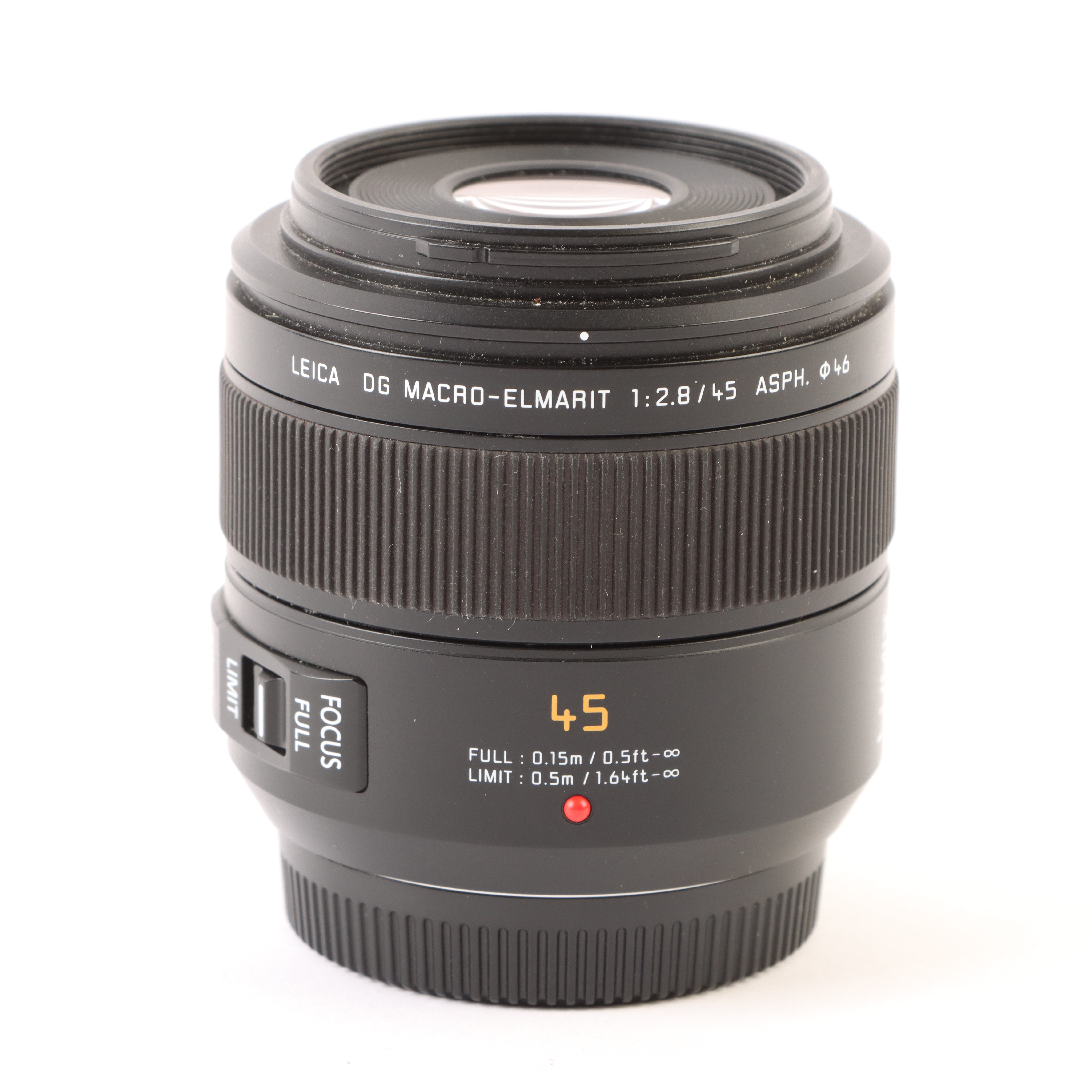 USED Panasonic 45mm f2.8 Macro Leica D Vario- Elmar Micro Four Thirds lens