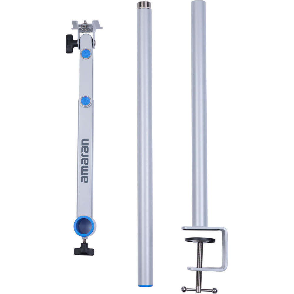 amaran Verge Desk Clamp Stand - Silver